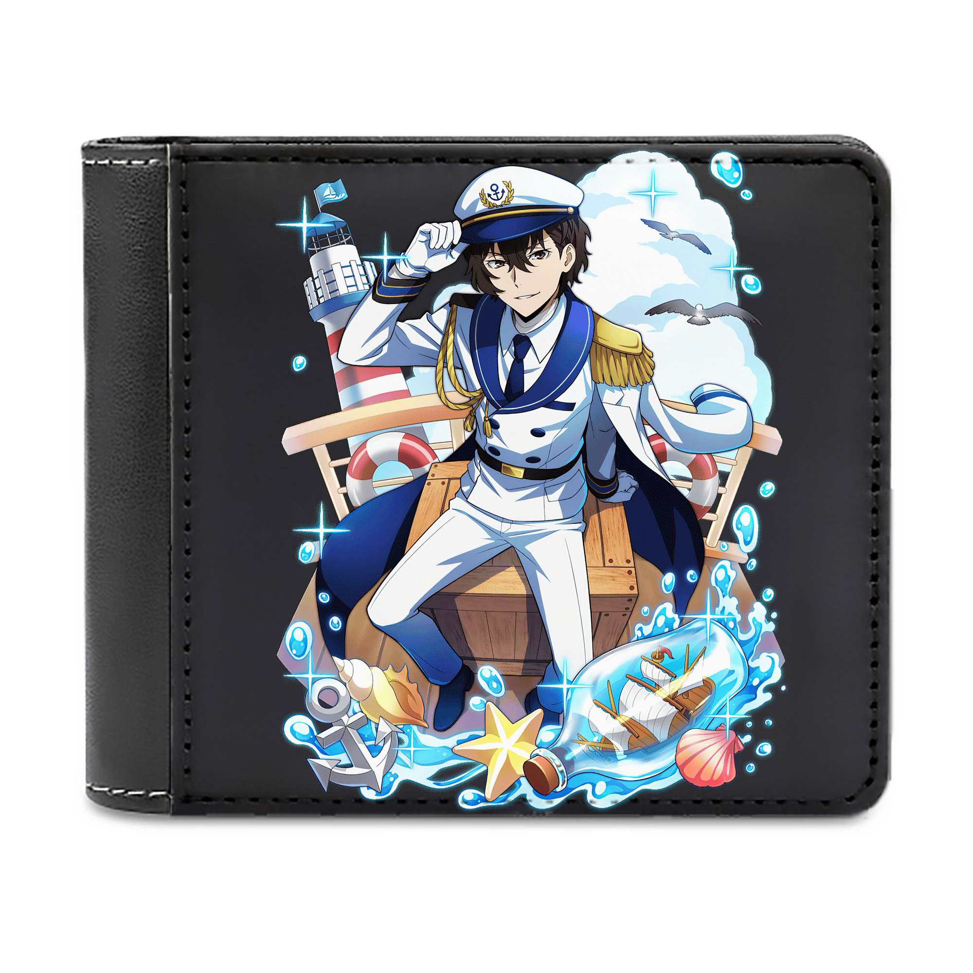 （画像用） 文豪ストレイドッグス Bungo Stray Dogs 二つ折り革財布