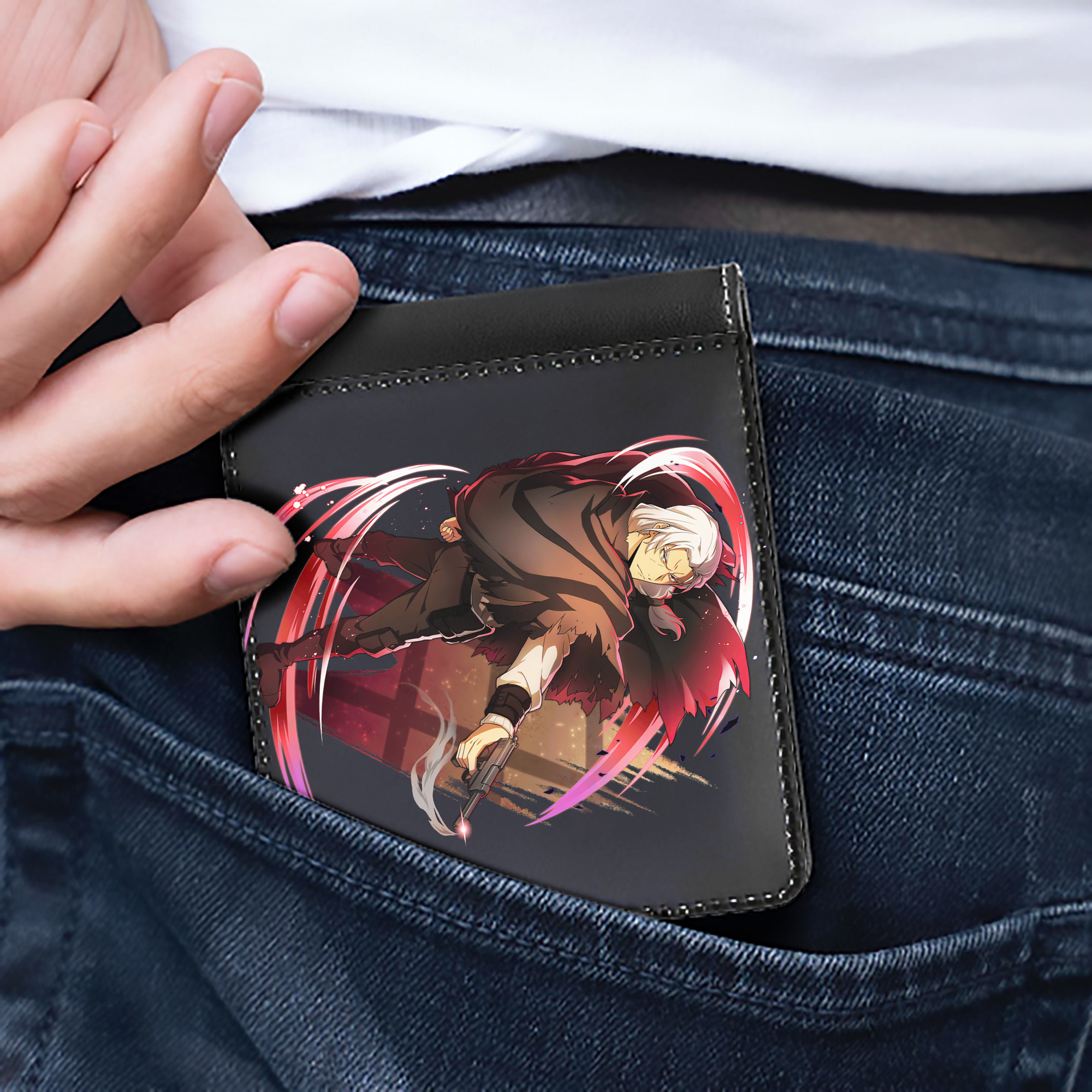 （画像用） 文豪ストレイドッグス Bungo Stray Dogs 二つ折り革財布