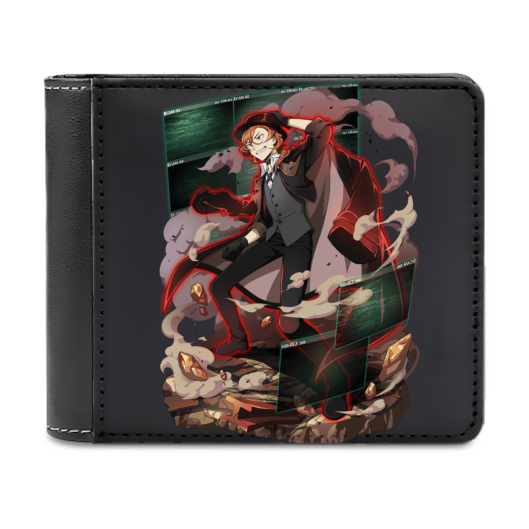 （画像用） 文豪ストレイドッグス Bungo Stray Dogs 二つ折り革財布