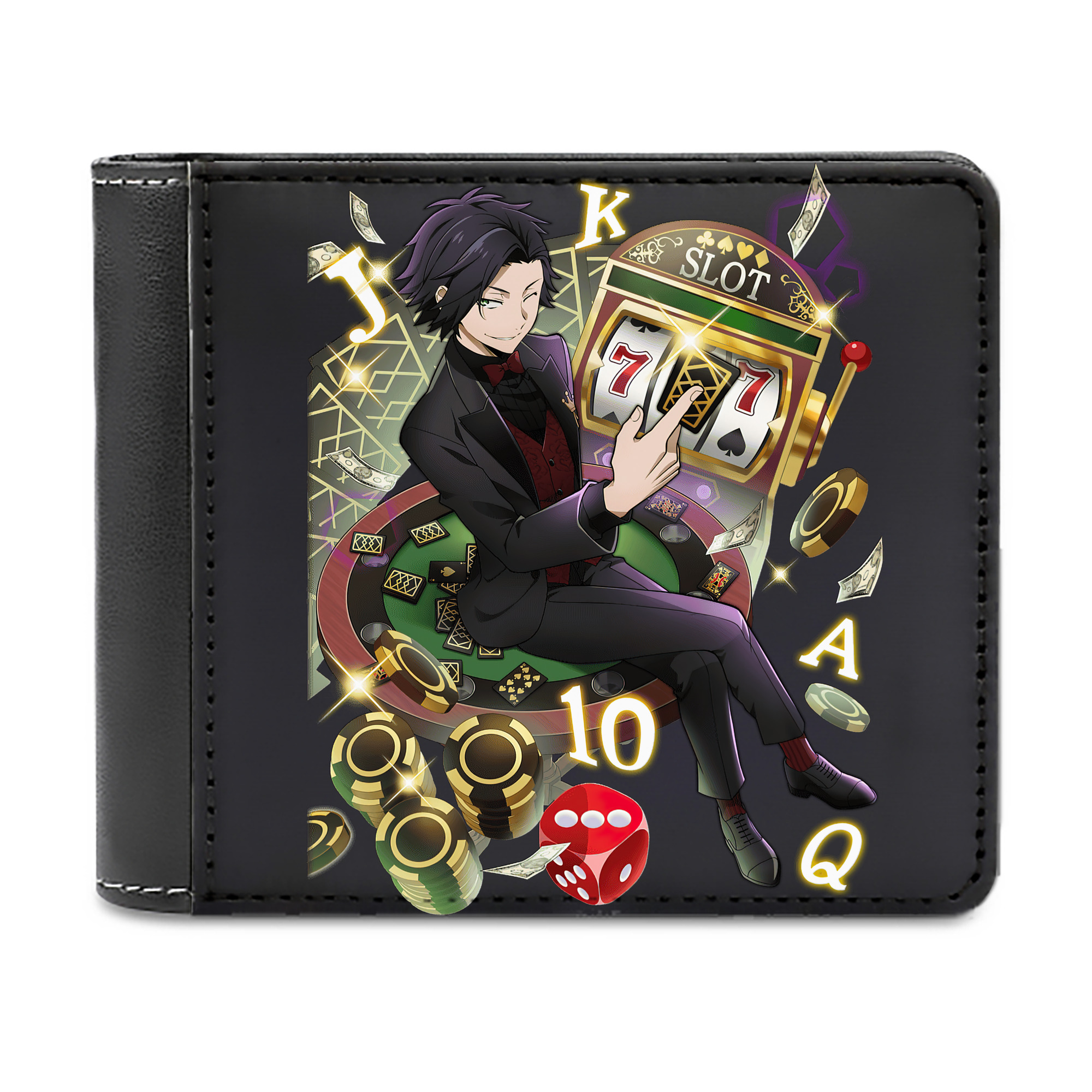 （画像用） 文豪ストレイドッグス Bungo Stray Dogs 二つ折り革財布