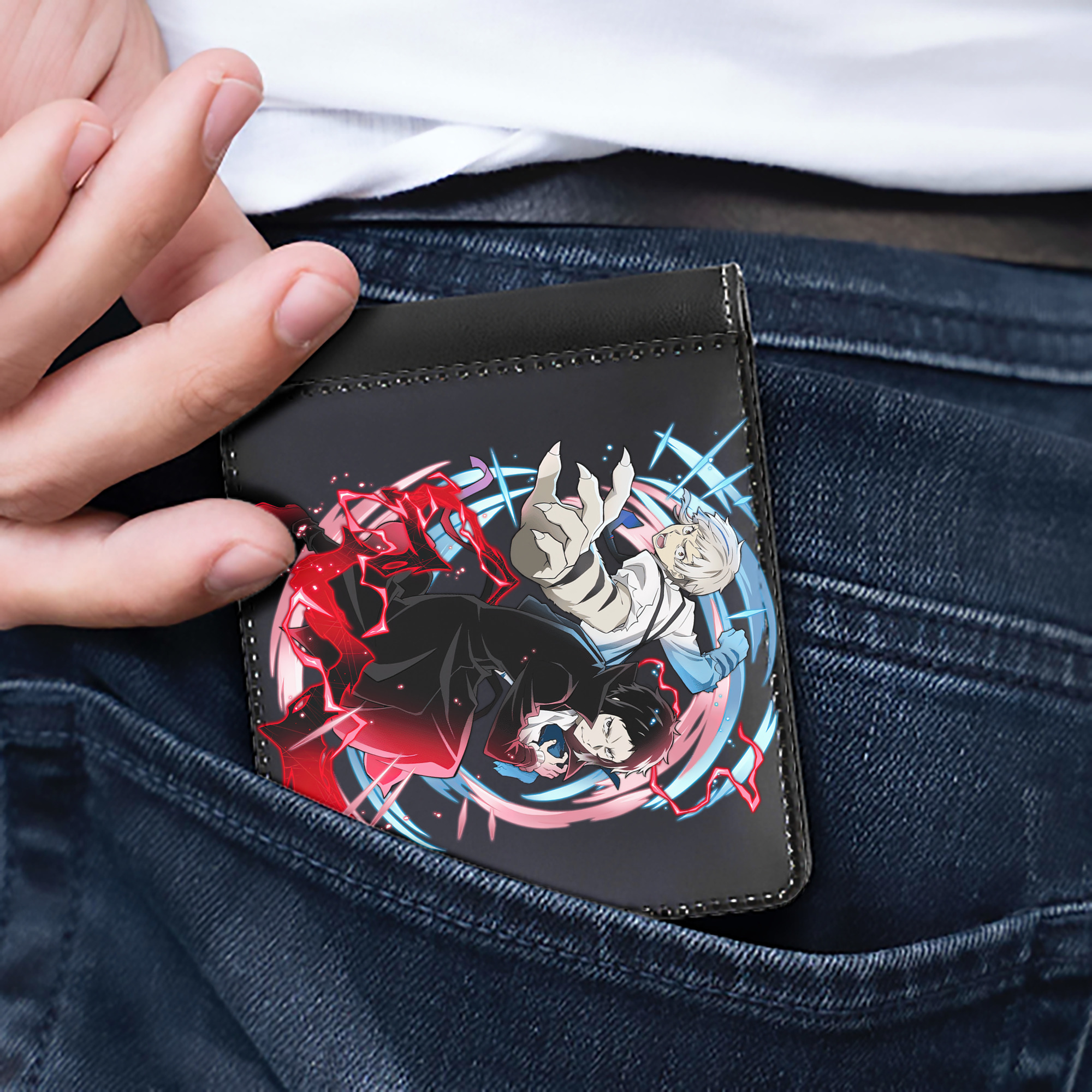 （画像用） 文豪ストレイドッグス Bungo Stray Dogs 二つ折り革財布