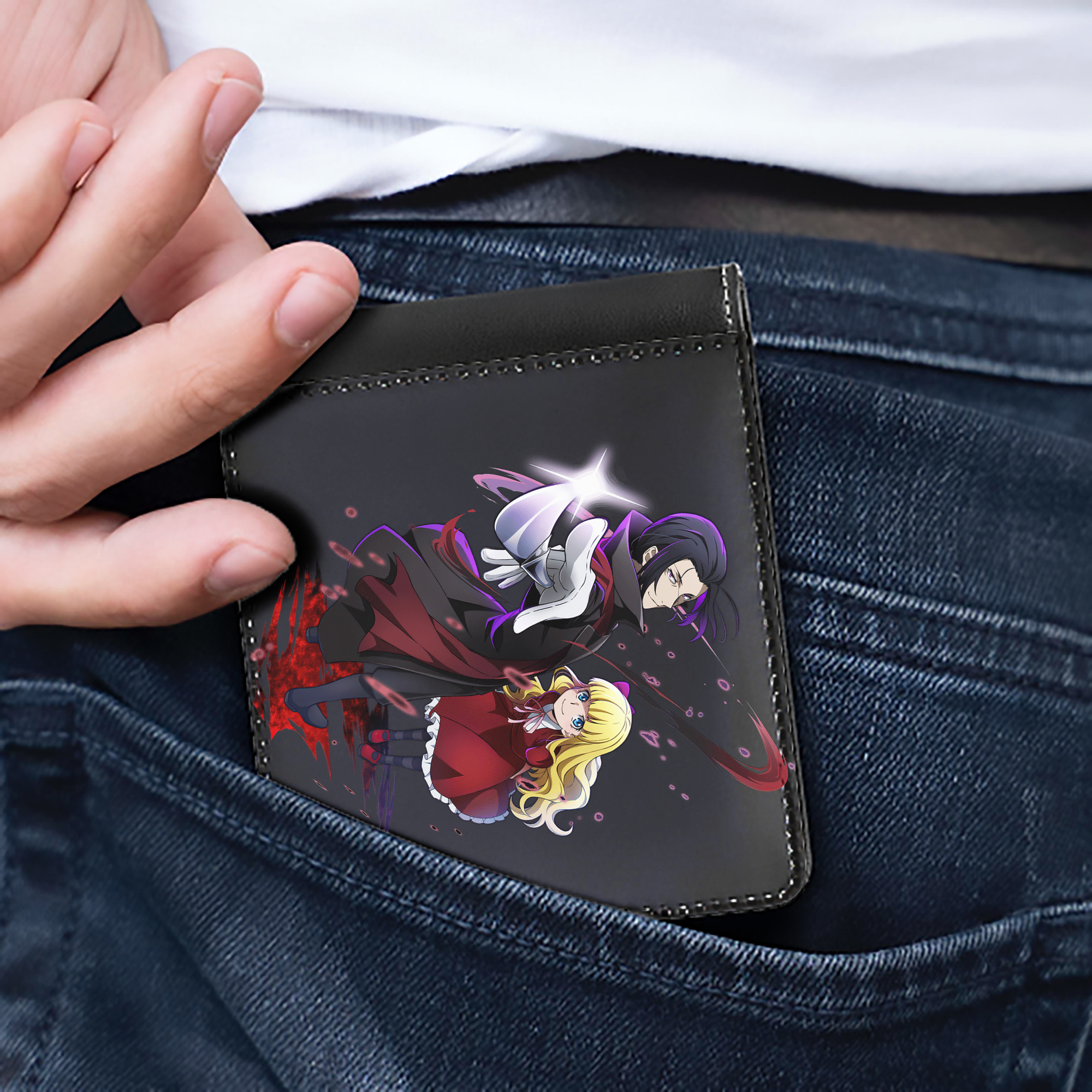 （画像用） 文豪ストレイドッグス Bungo Stray Dogs 二つ折り革財布