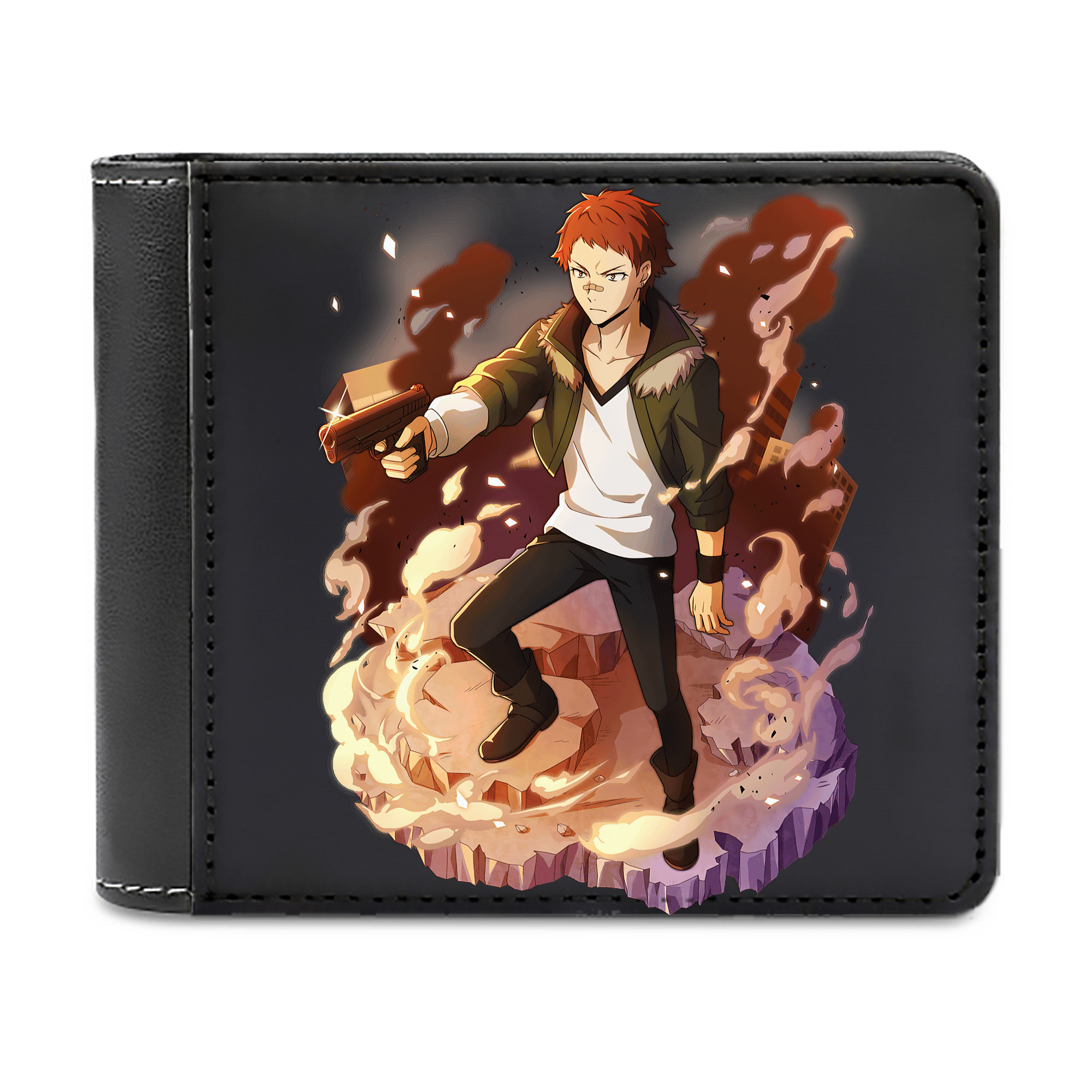 （画像用） 文豪ストレイドッグス Bungo Stray Dogs 二つ折り革財布