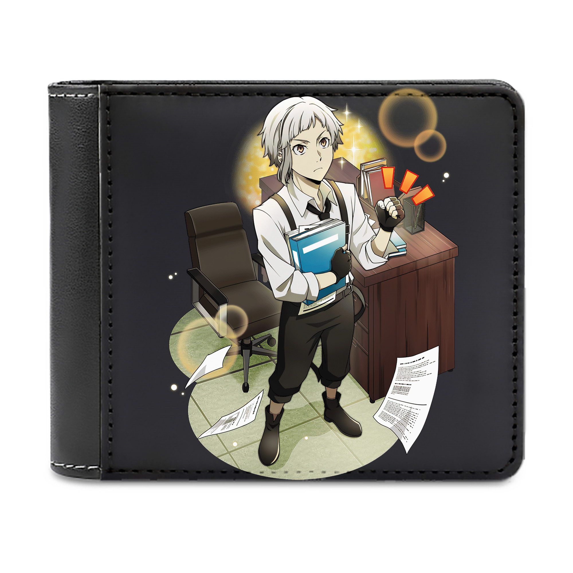 （画像用） 文豪ストレイドッグス Bungo Stray Dogs 二つ折り革財布