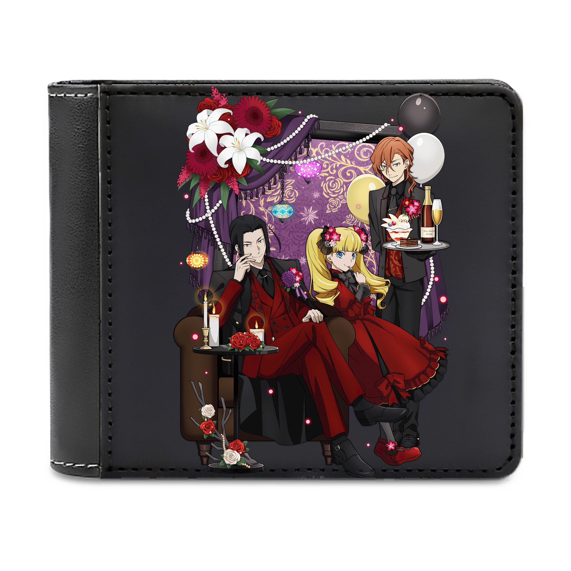 （画像用） 文豪ストレイドッグス Bungo Stray Dogs 二つ折り革財布