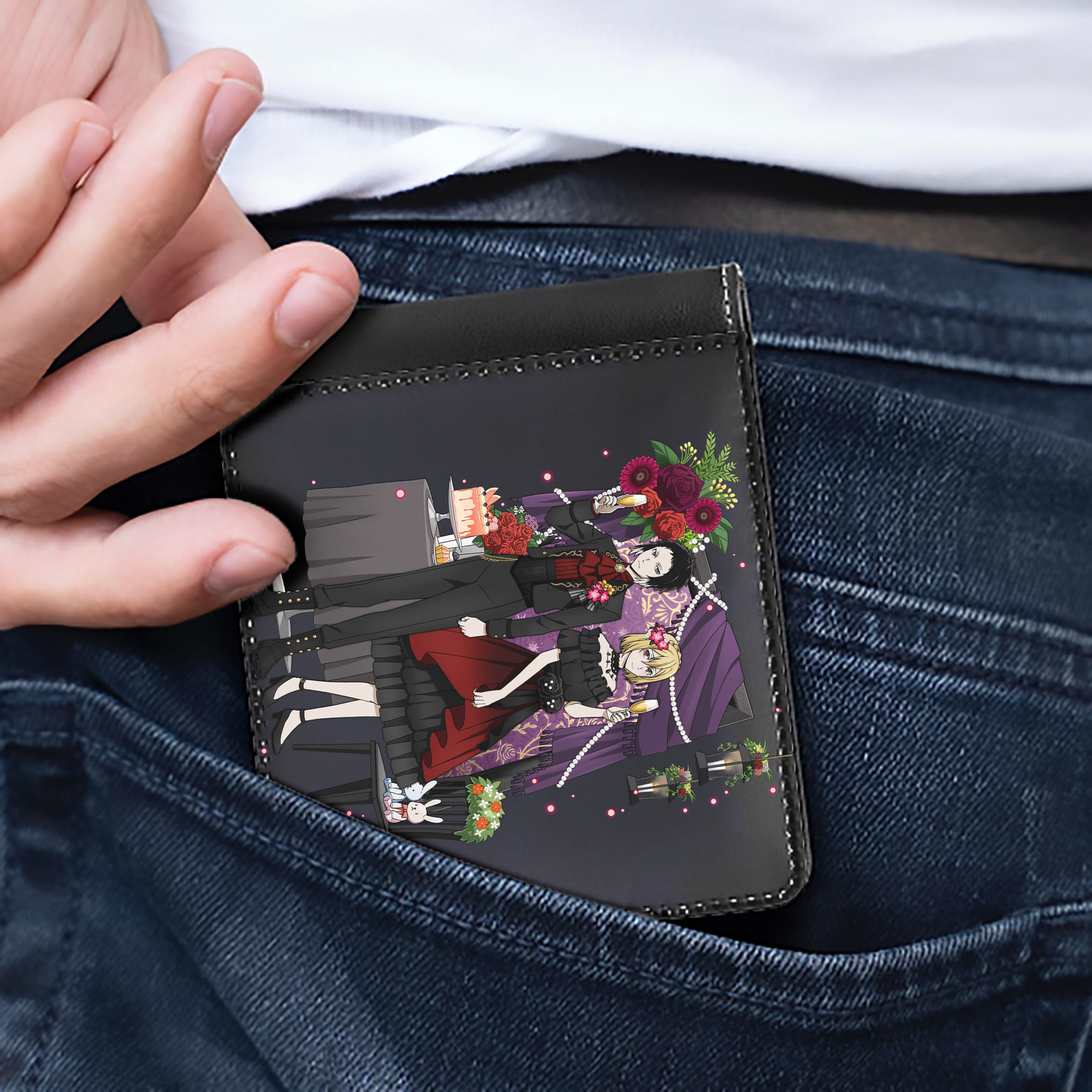 （画像用） 文豪ストレイドッグス Bungo Stray Dogs 二つ折り革財布
