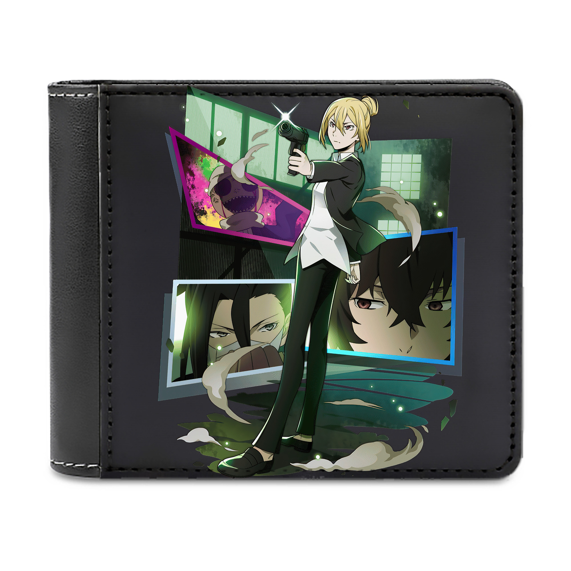 （画像用） 文豪ストレイドッグス Bungo Stray Dogs 二つ折り革財布