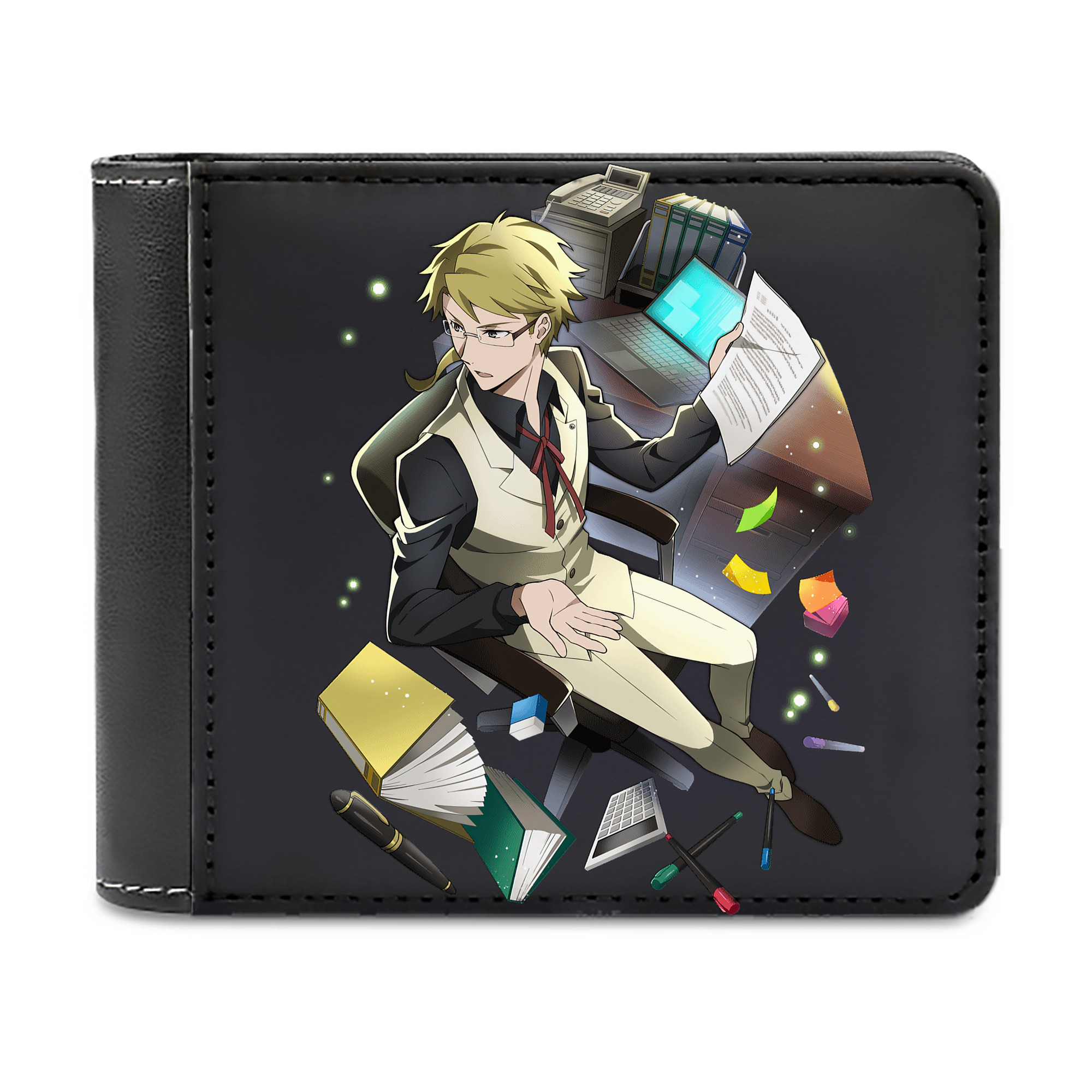 （画像用） 文豪ストレイドッグス Bungo Stray Dogs 二つ折り革財布