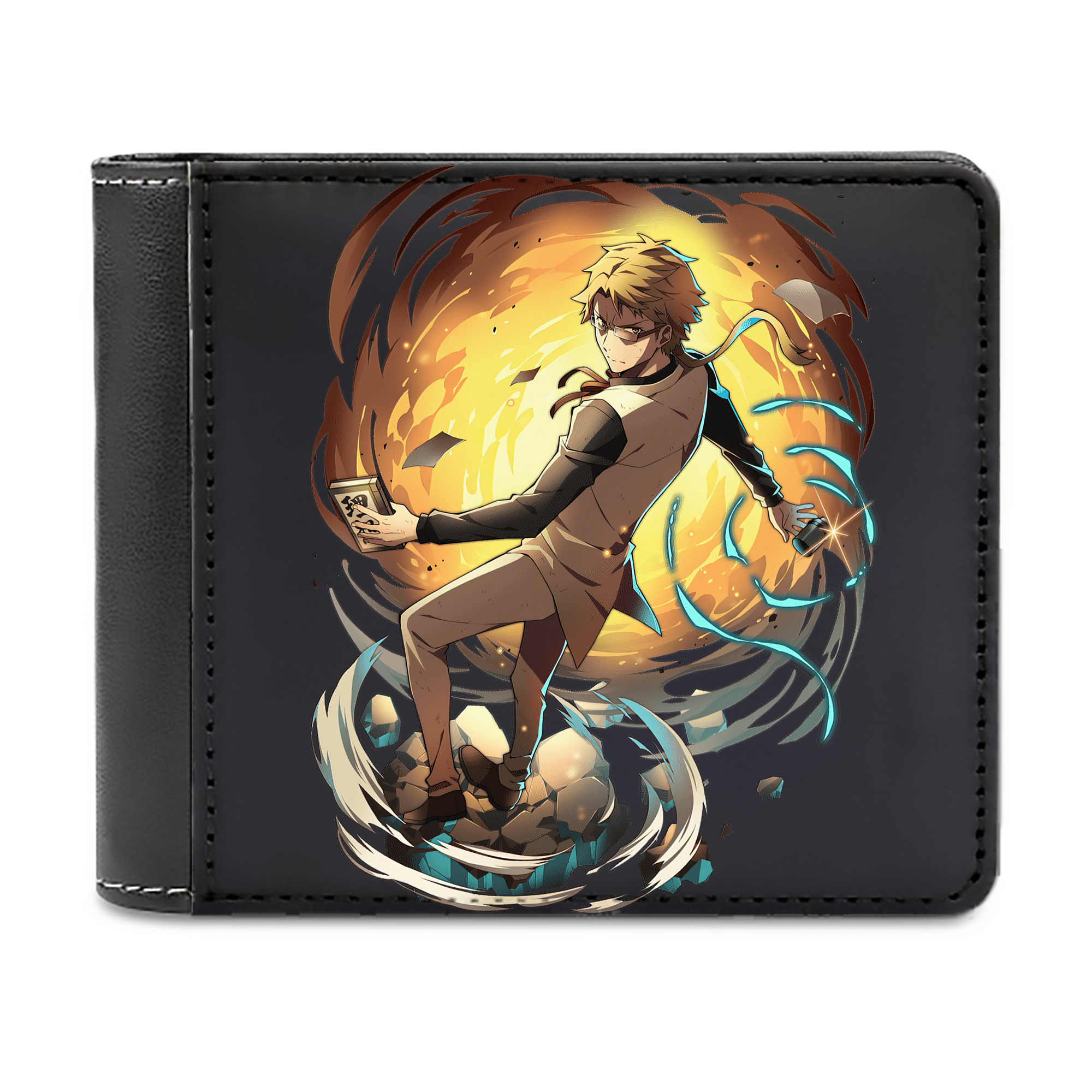 （画像用） 文豪ストレイドッグス Bungo Stray Dogs 二つ折り革財布