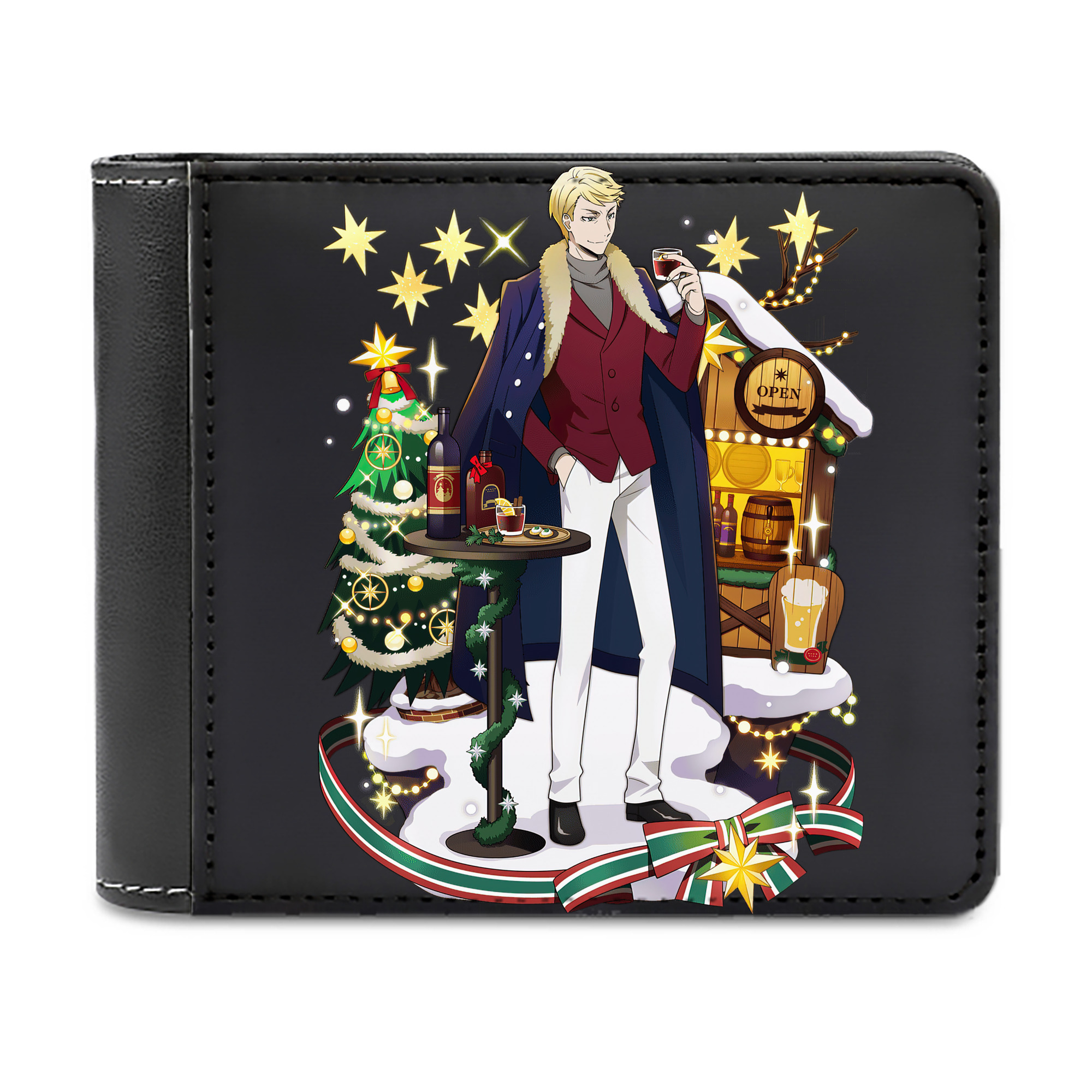 （画像用） 文豪ストレイドッグス Bungo Stray Dogs 二つ折り革財布