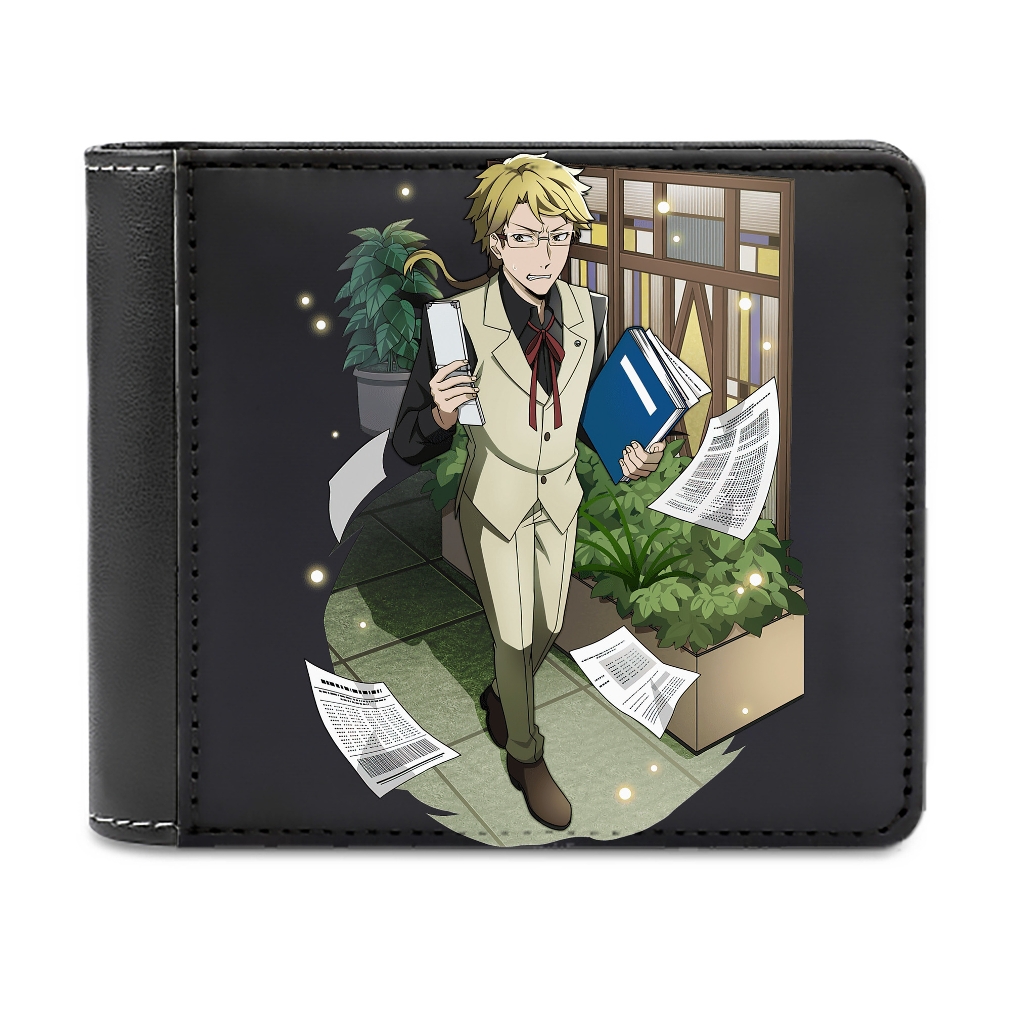 （画像用） 文豪ストレイドッグス Bungo Stray Dogs 二つ折り革財布