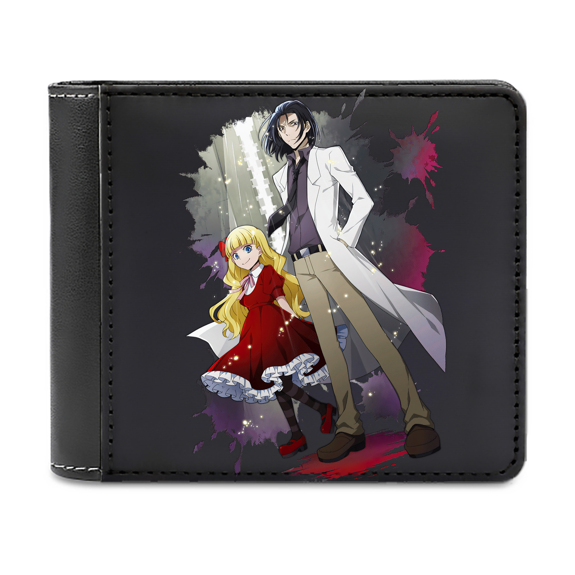 （画像用） 文豪ストレイドッグス Bungo Stray Dogs 二つ折り革財布