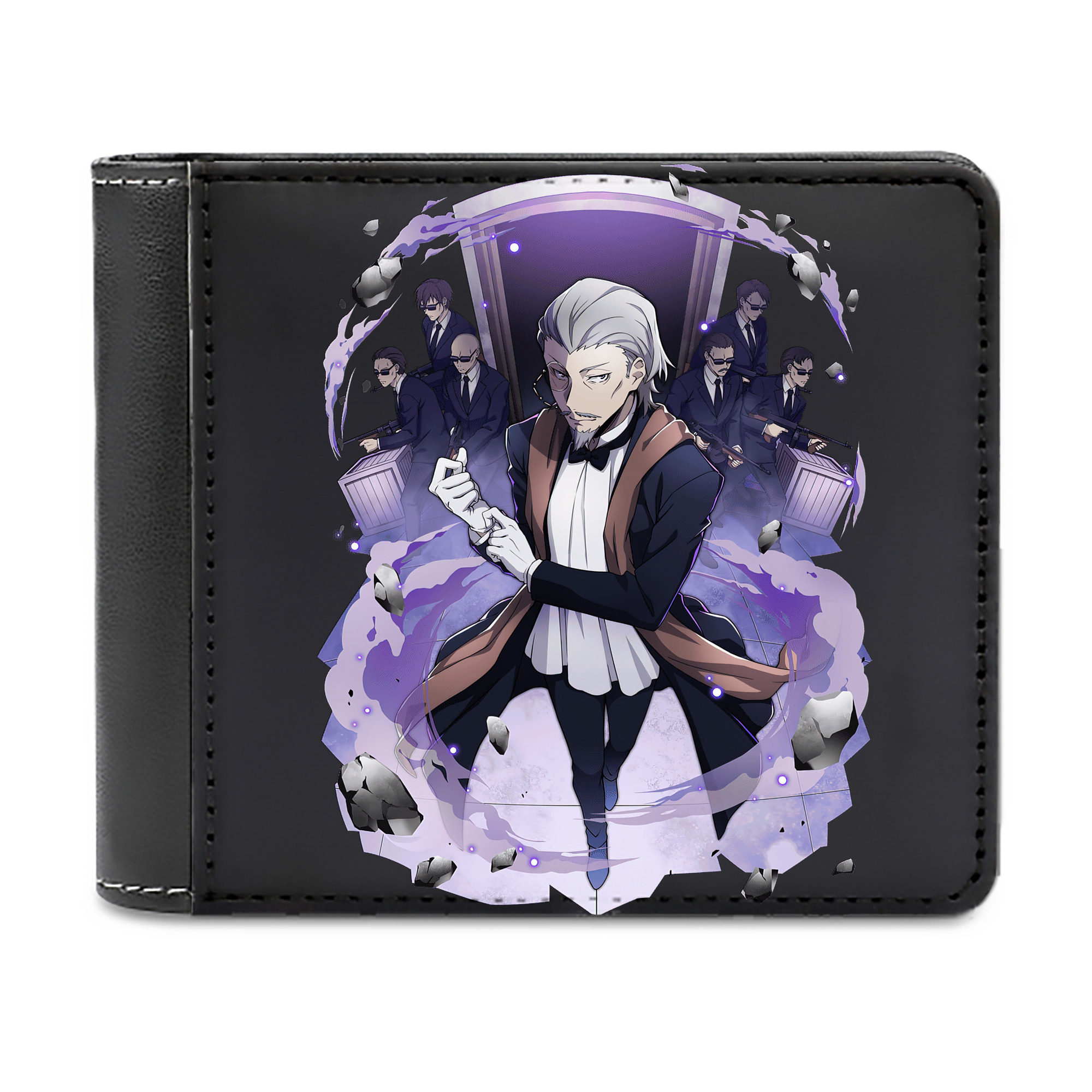 （画像用） 文豪ストレイドッグス Bungo Stray Dogs 二つ折り革財布