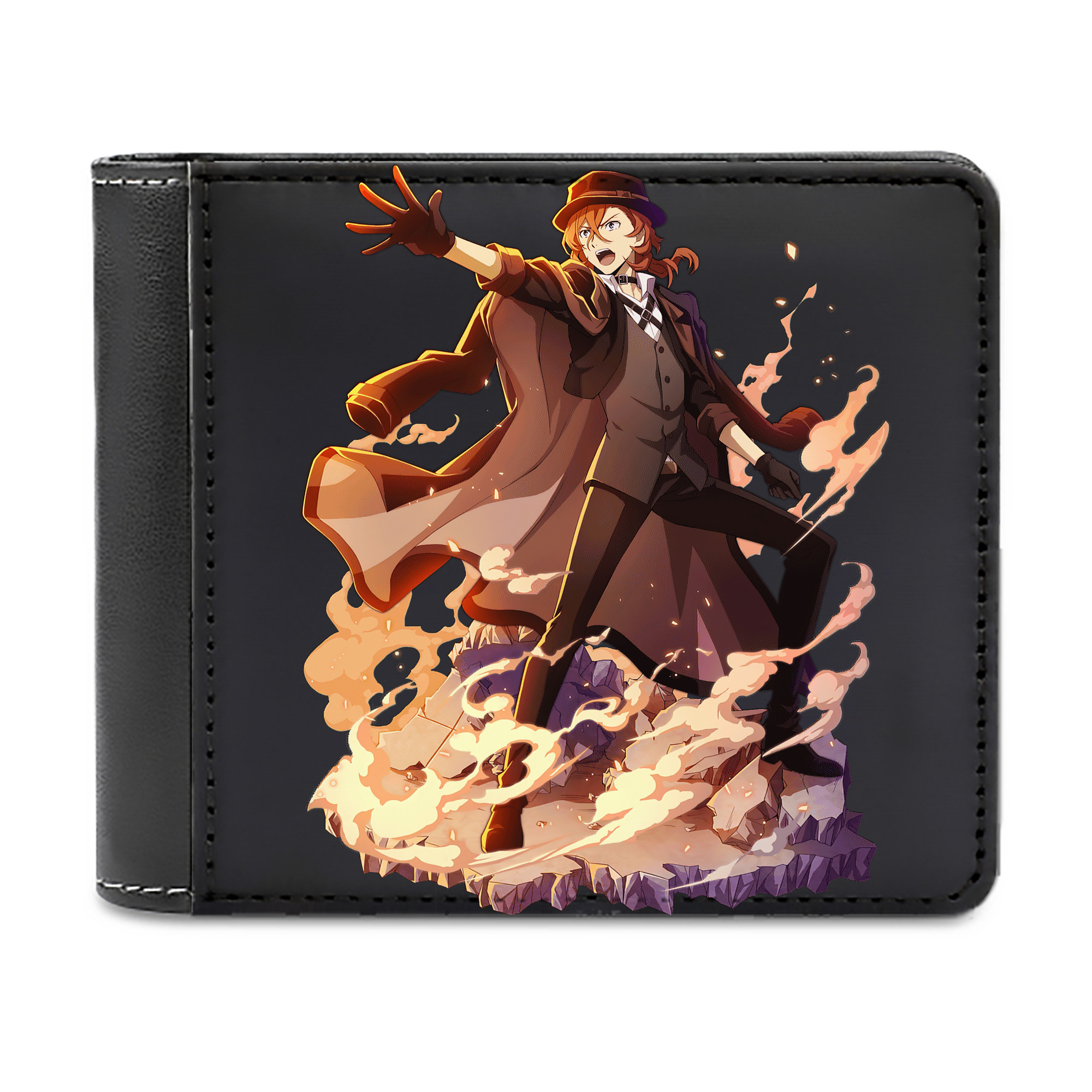 （画像用） 文豪ストレイドッグス Bungo Stray Dogs 二つ折り革財布