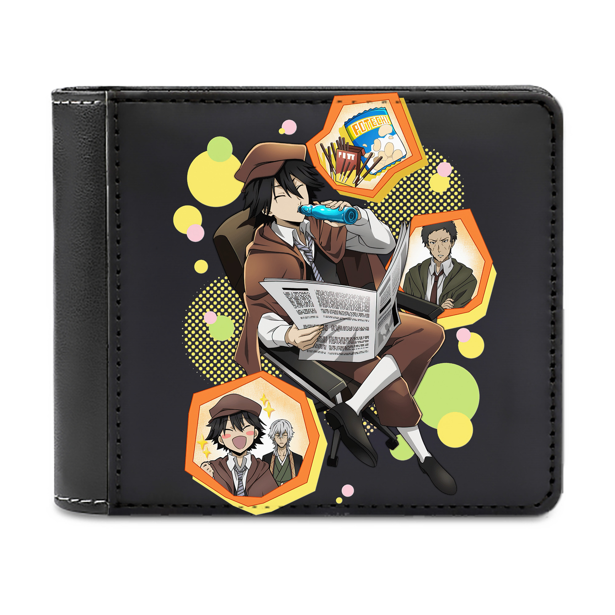 （画像用） 文豪ストレイドッグス Bungo Stray Dogs 二つ折り革財布