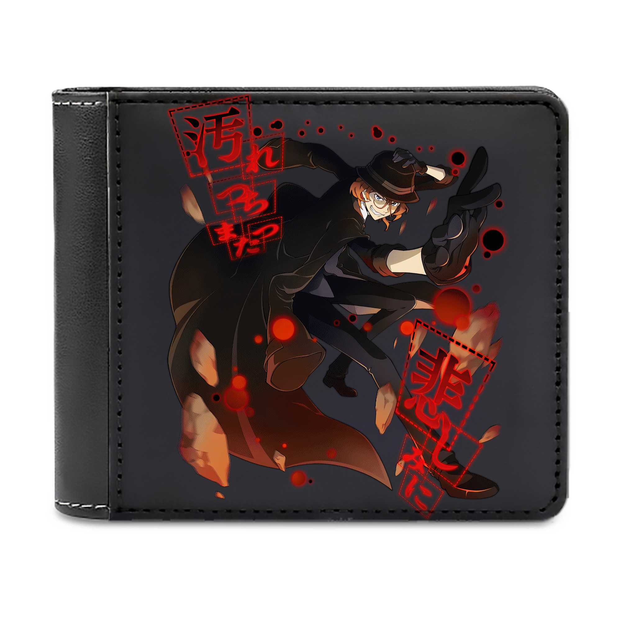 （画像用） 文豪ストレイドッグス Bungo Stray Dogs 二つ折り革財布