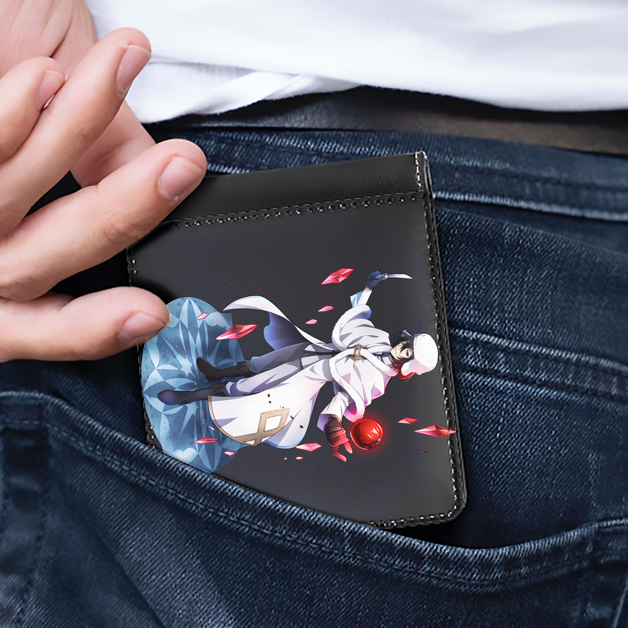 （画像用） 文豪ストレイドッグス Bungo Stray Dogs 二つ折り革財布