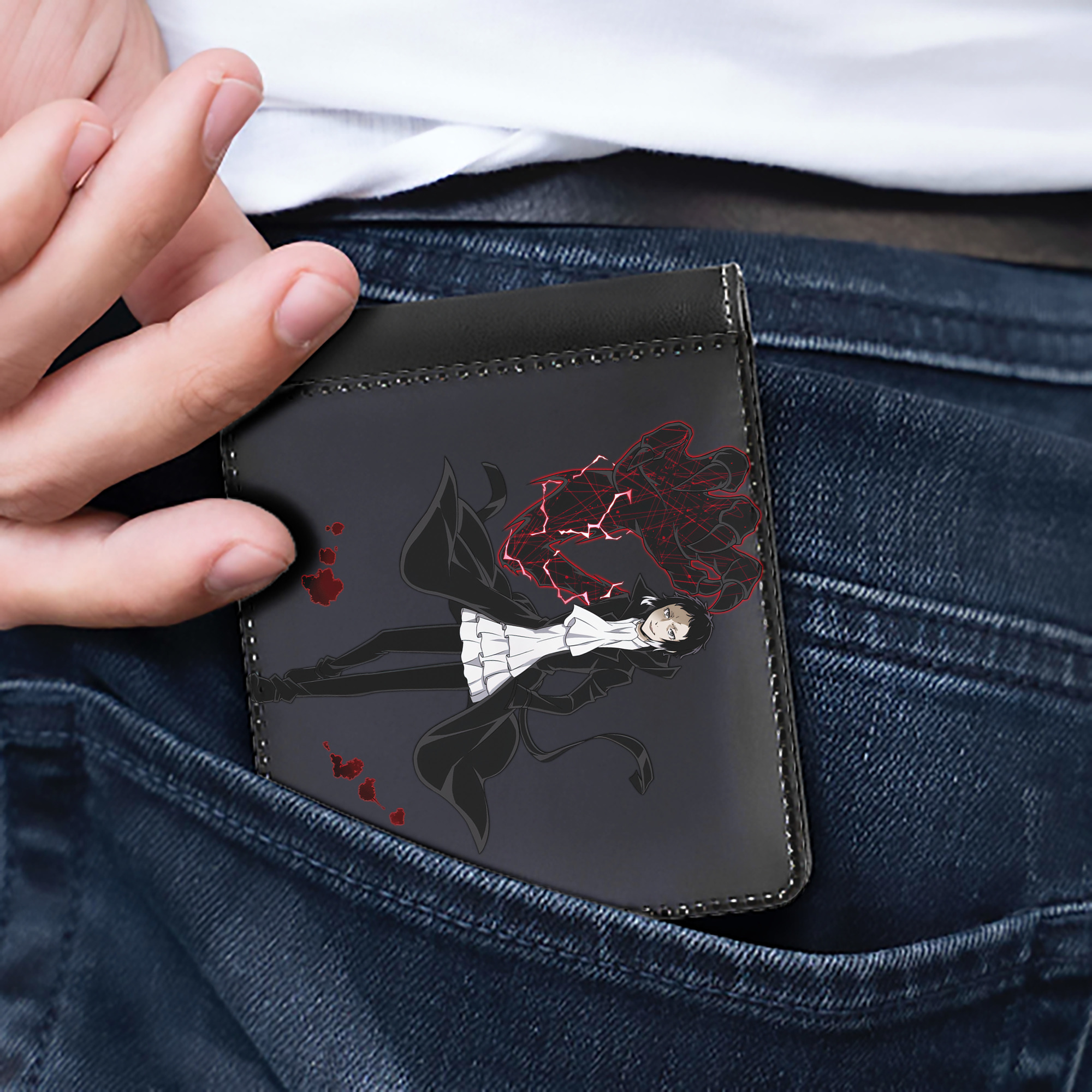 （画像用） 文豪ストレイドッグス Bungo Stray Dogs 二つ折り革財布