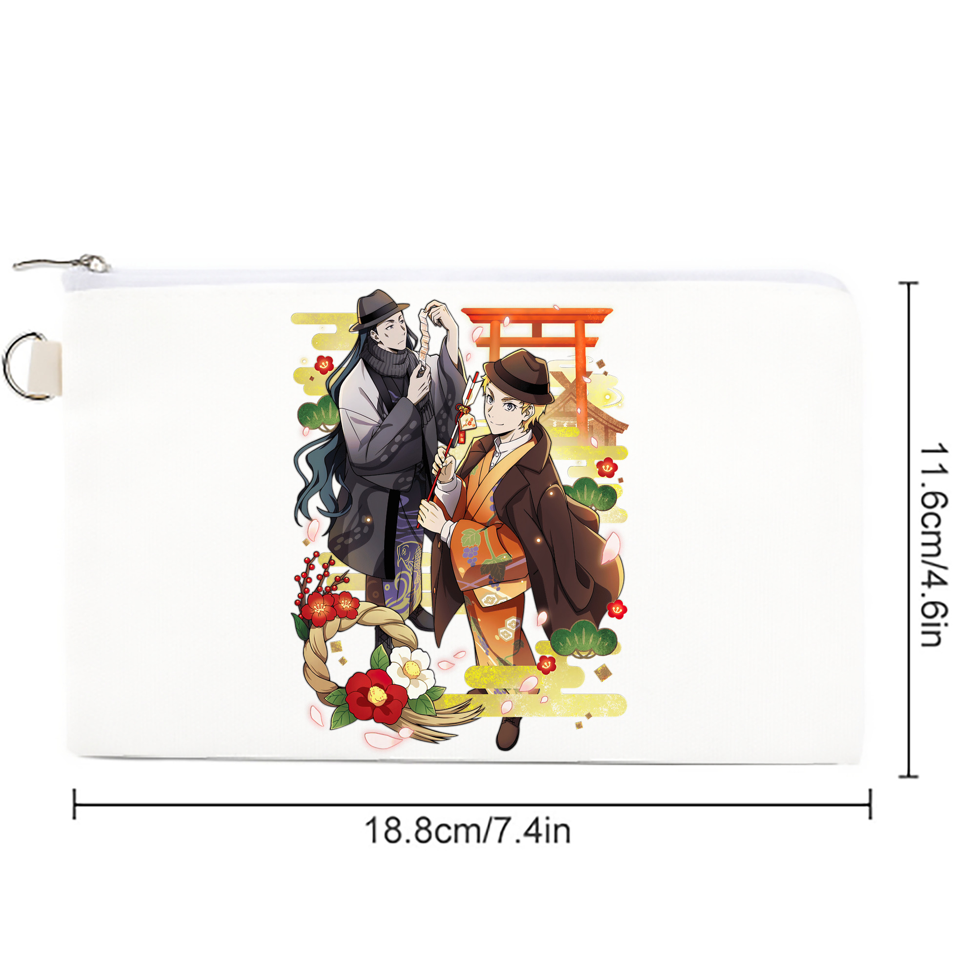 文豪ストレイドッグス Bungo Stray Dogs キャンバス生地ポーチ　小物入れ