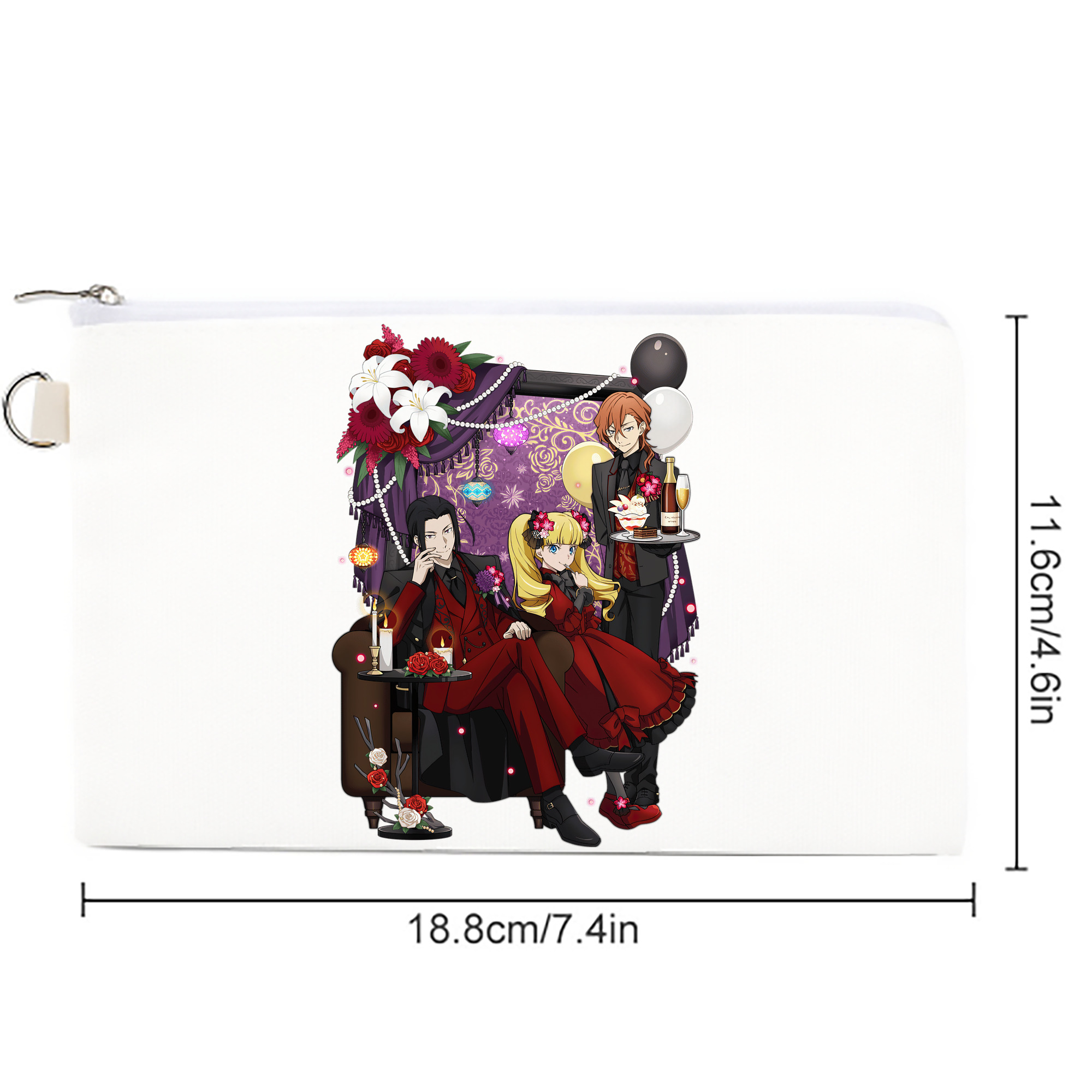 文豪ストレイドッグス Bungo Stray Dogs キャンバス生地ポーチ　小物入れ