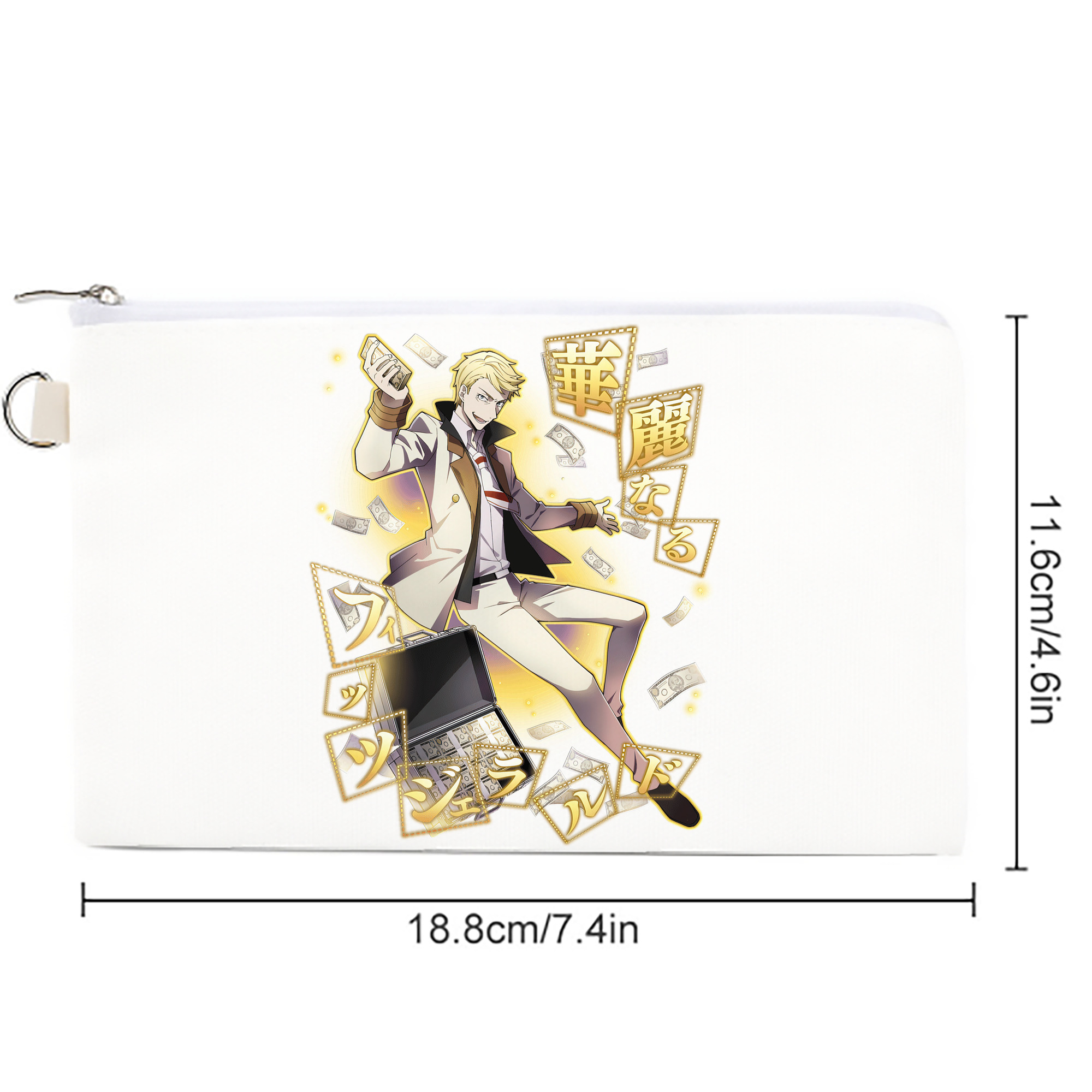 文豪ストレイドッグス Bungo Stray Dogs キャンバス生地ポーチ　小物入れ