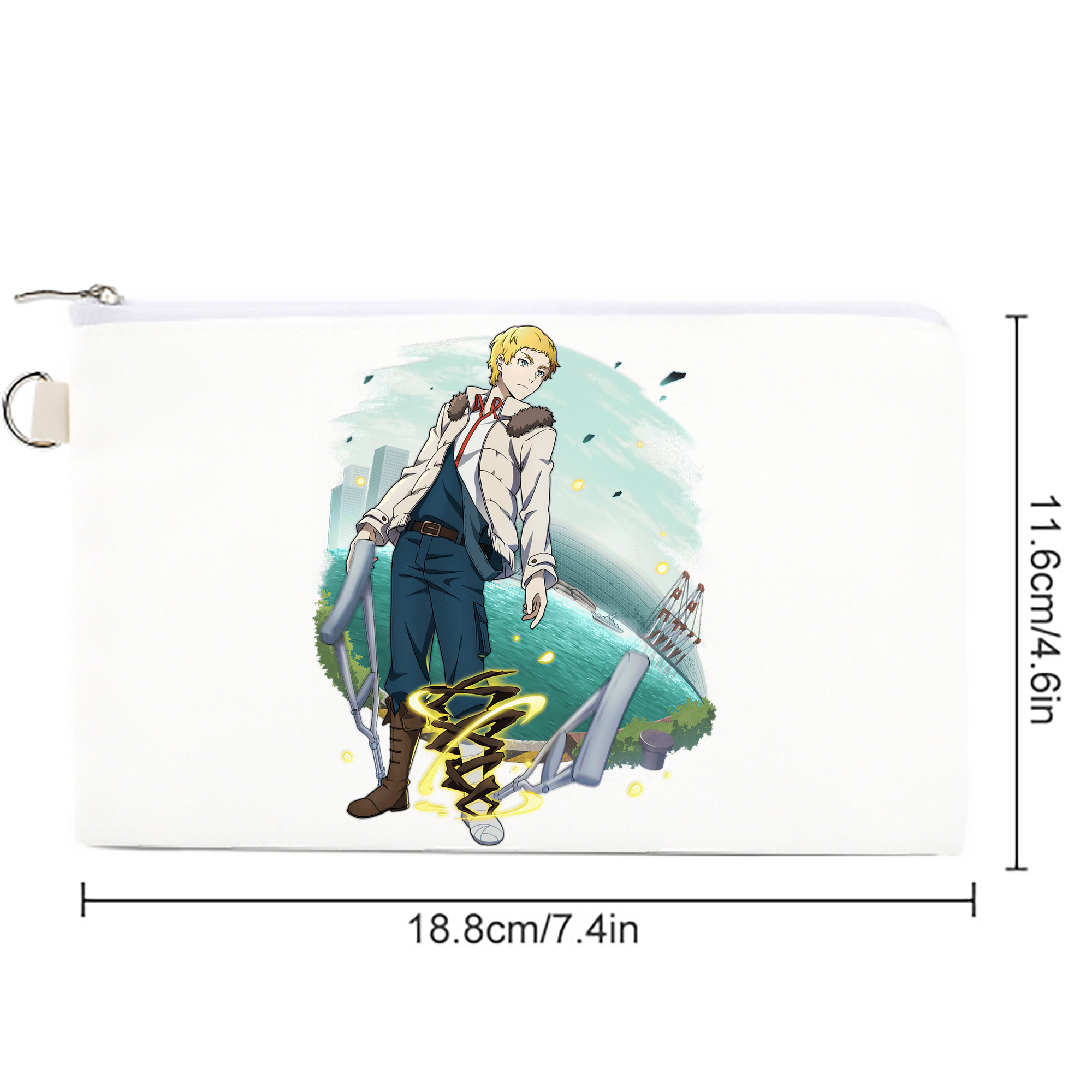 文豪ストレイドッグス Bungo Stray Dogs キャンバス生地ポーチ　小物入れ