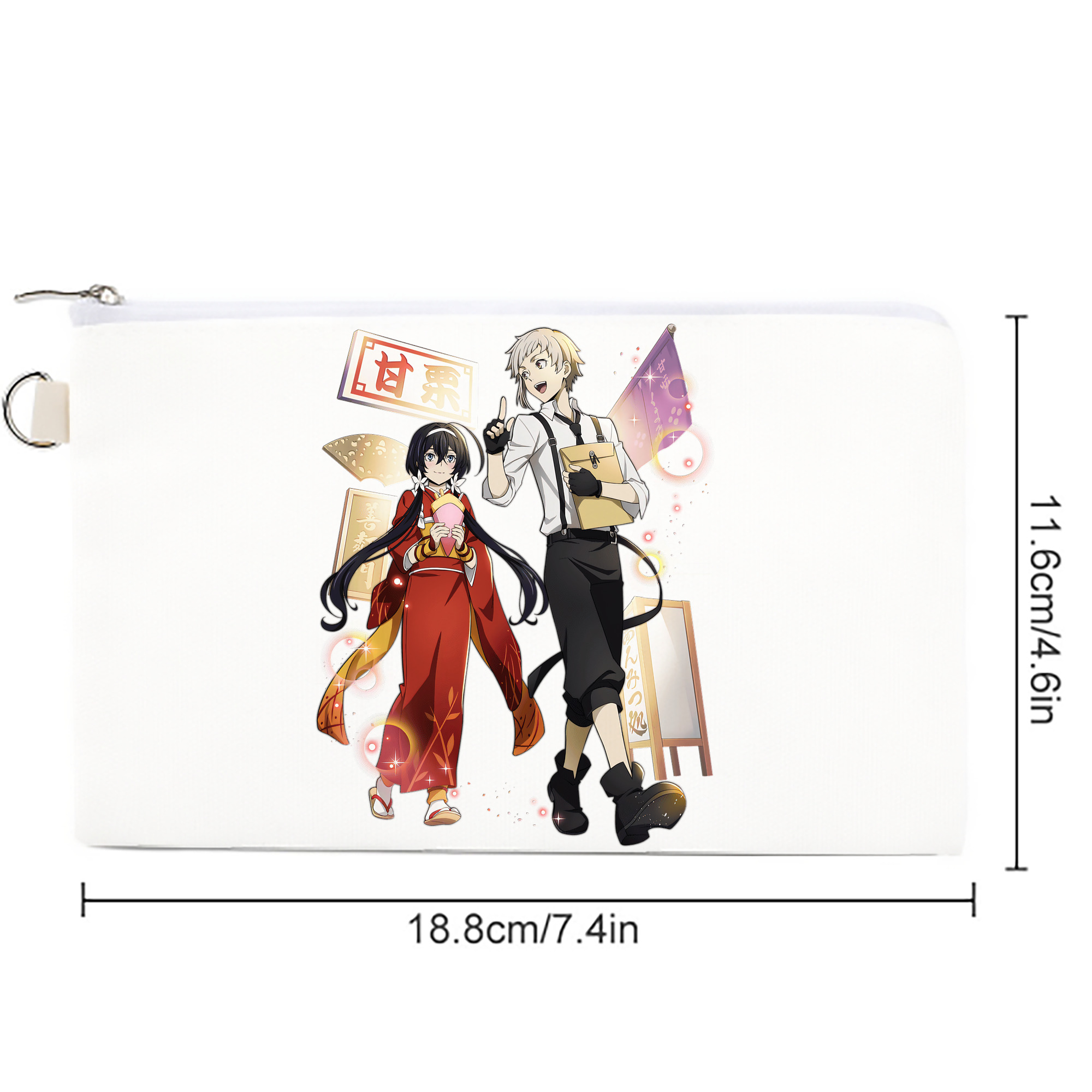 文豪ストレイドッグス Bungo Stray Dogs キャンバス生地ポーチ　小物入れ