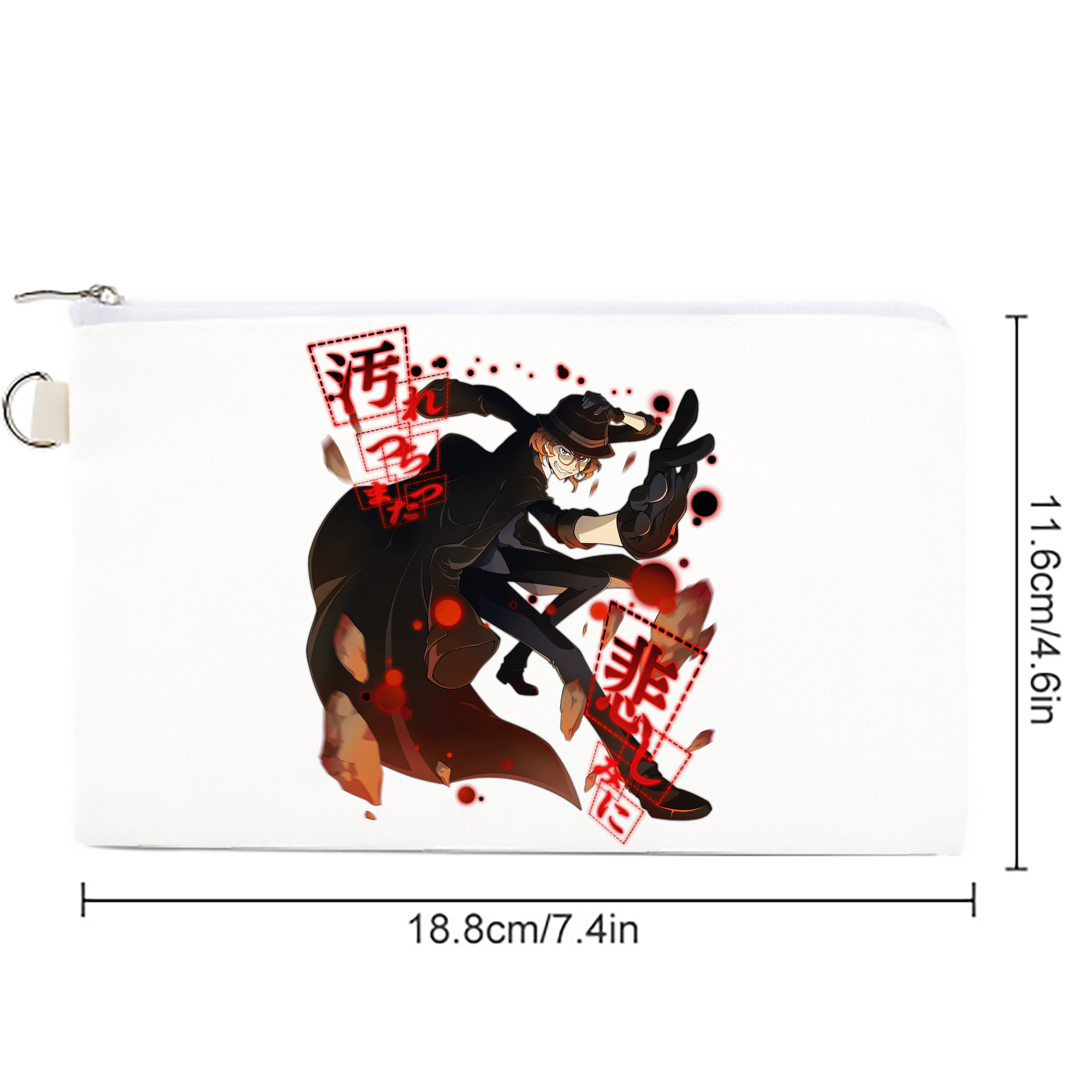 文豪ストレイドッグス Bungo Stray Dogs キャンバス生地ポーチ　小物入れ