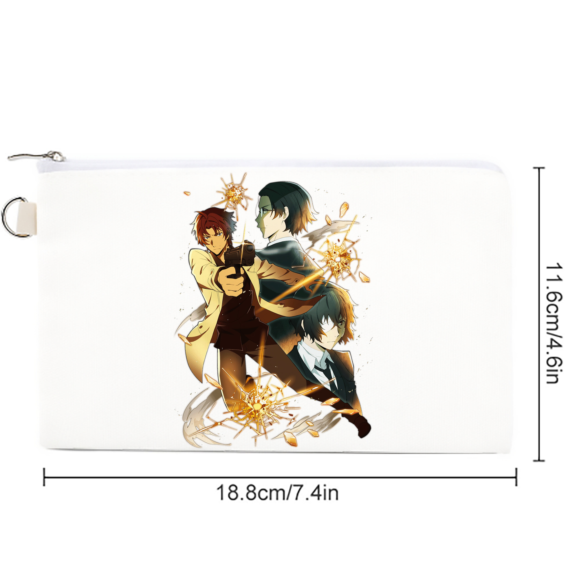 文豪ストレイドッグス Bungo Stray Dogs キャンバス生地ポーチ　小物入れ