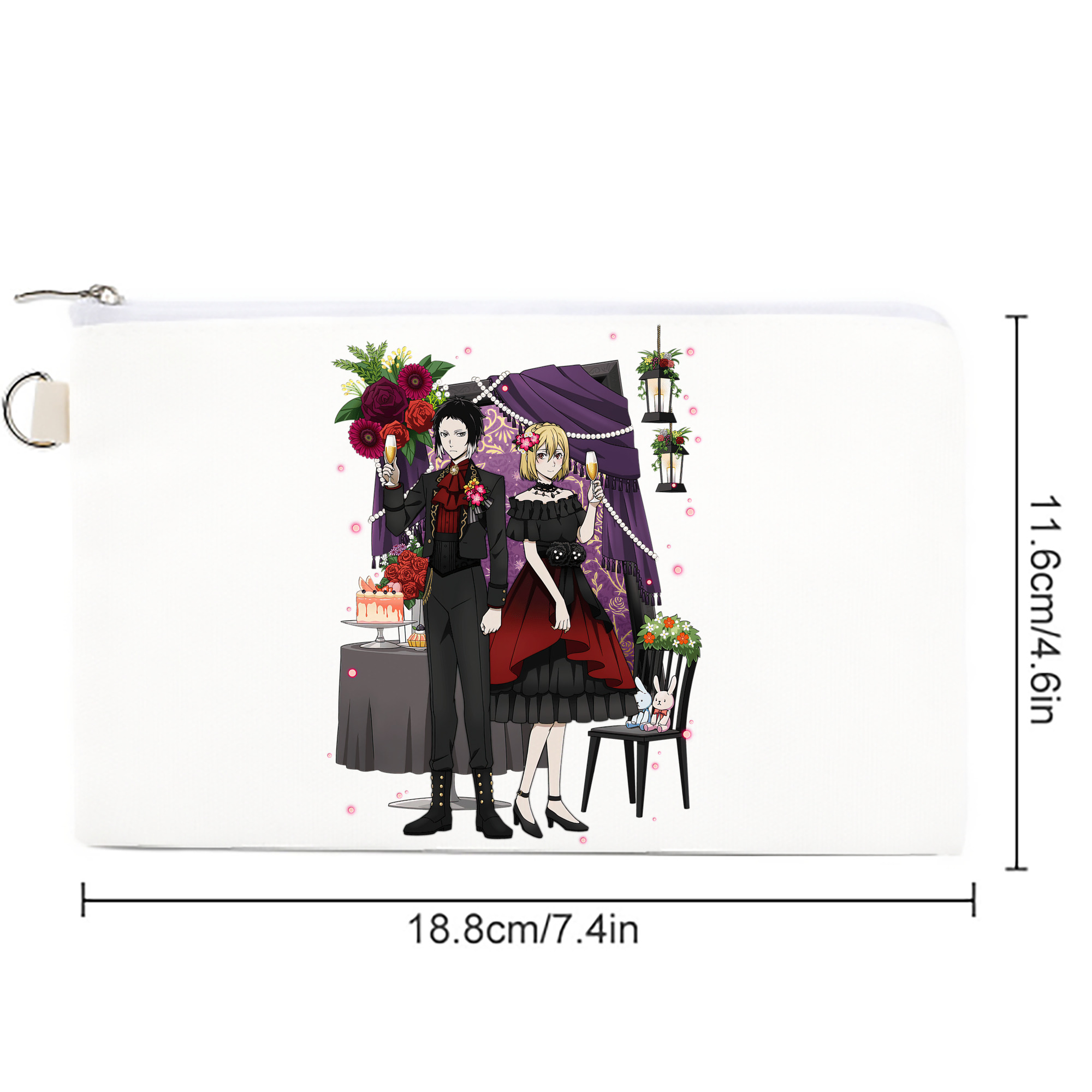 文豪ストレイドッグス Bungo Stray Dogs キャンバス生地ポーチ　小物入れ