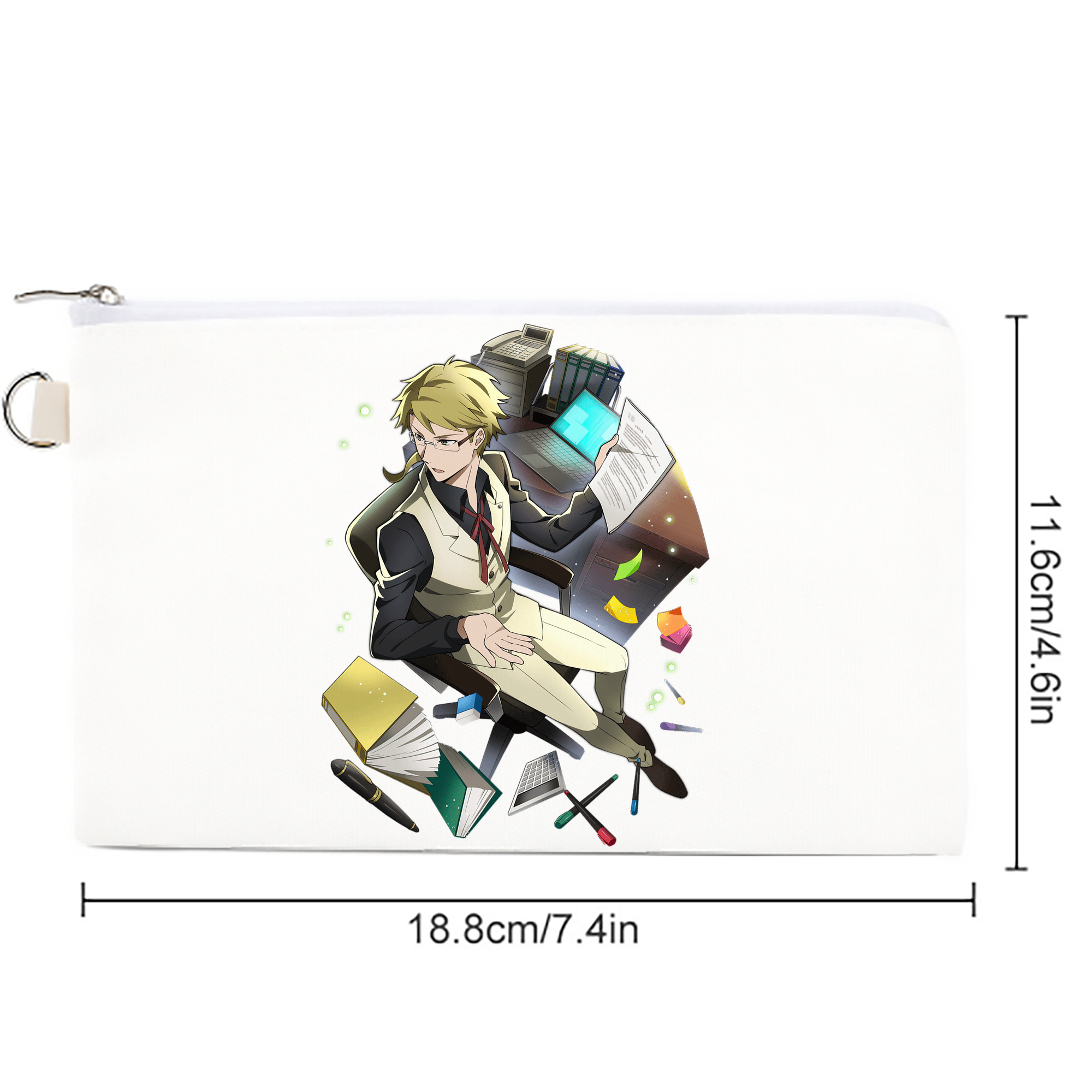 文豪ストレイドッグス Bungo Stray Dogs キャンバス生地ポーチ　小物入れ