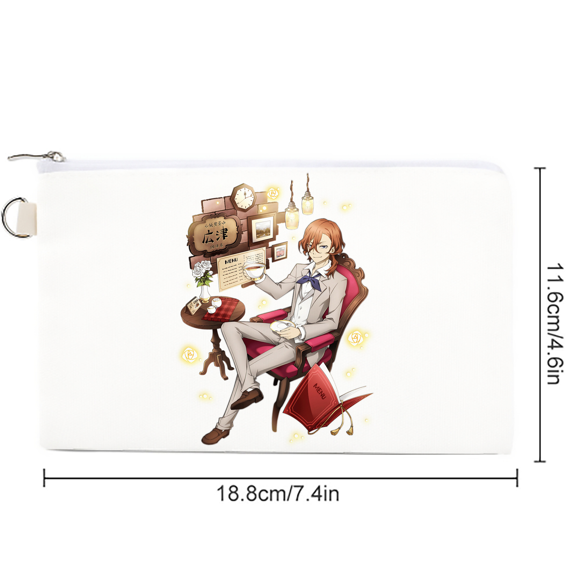 文豪ストレイドッグス Bungo Stray Dogs キャンバス生地ポーチ　小物入れ