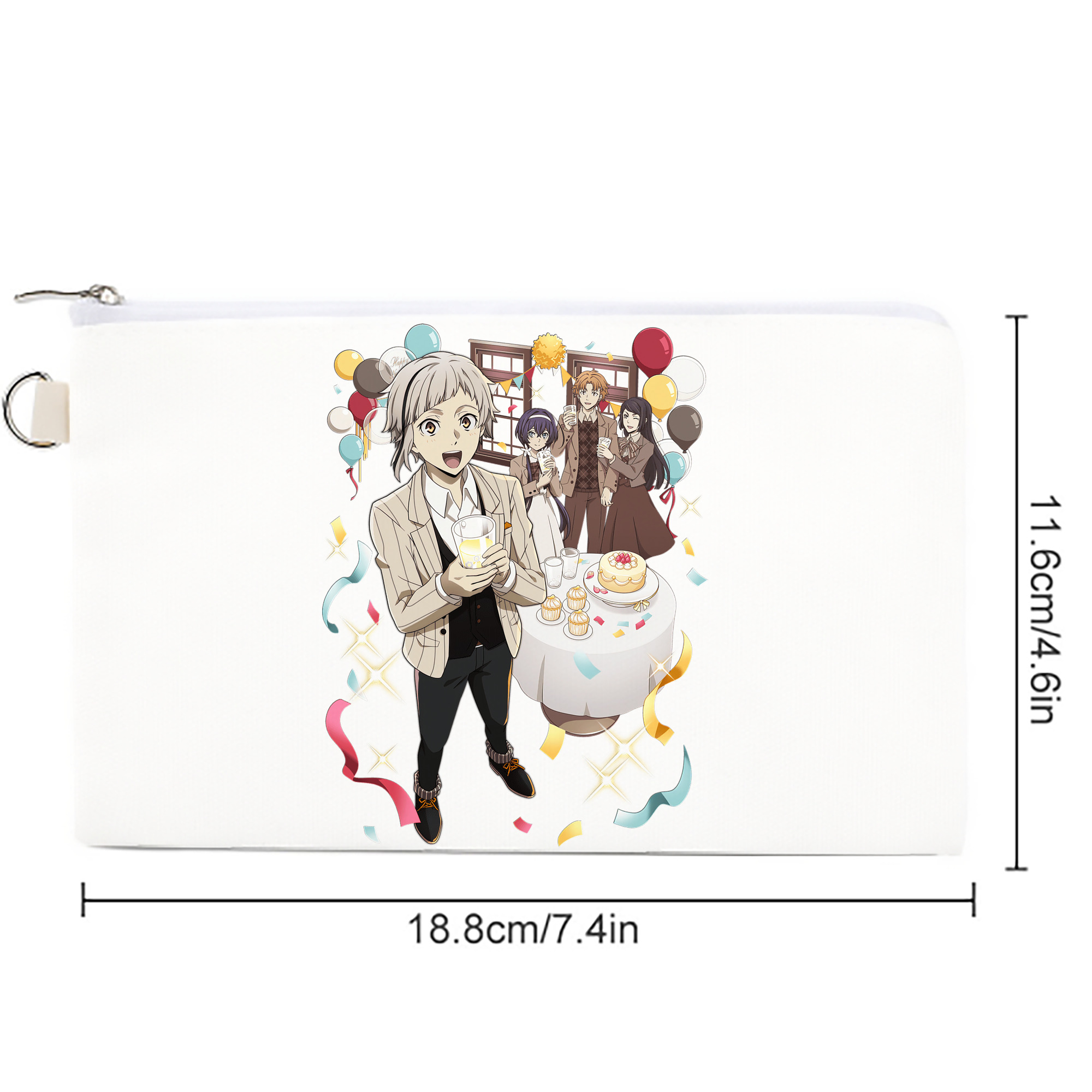 文豪ストレイドッグス Bungo Stray Dogs キャンバス生地ポーチ　小物入れ