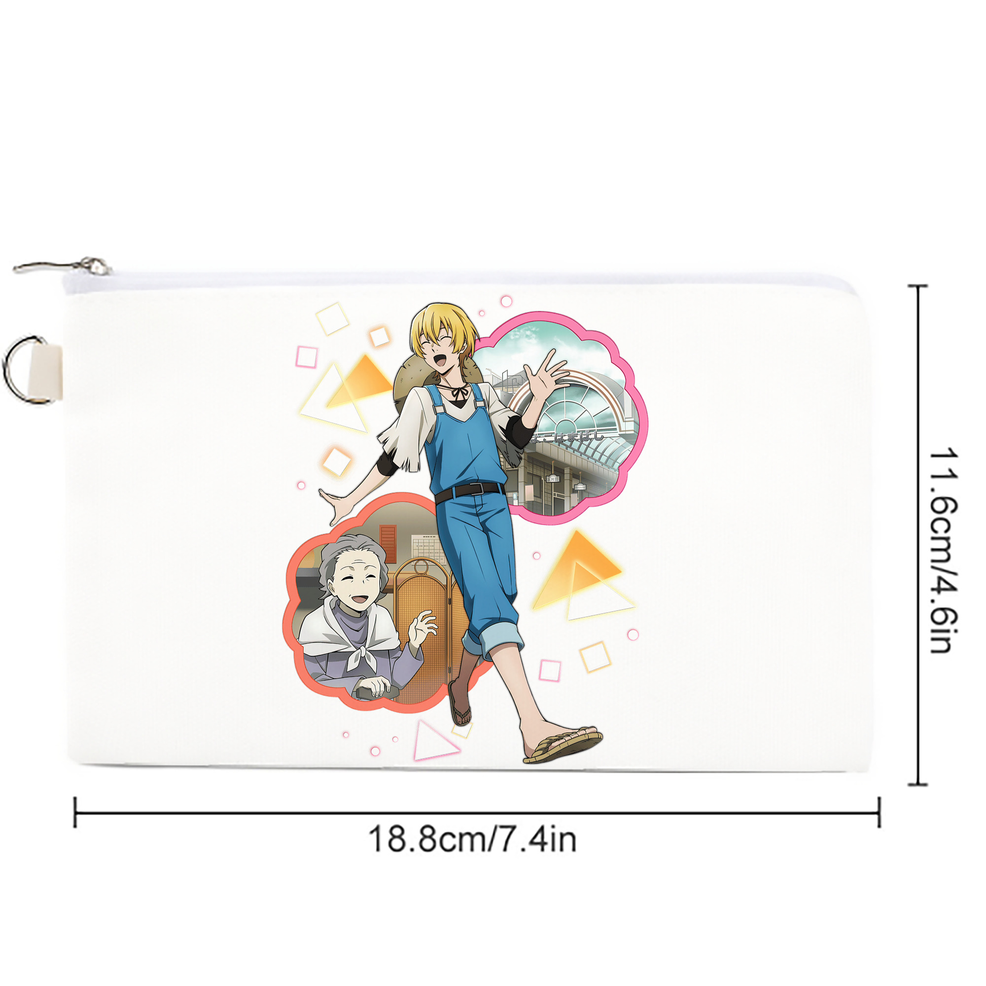 文豪ストレイドッグス Bungo Stray Dogs キャンバス生地ポーチ　小物入れ
