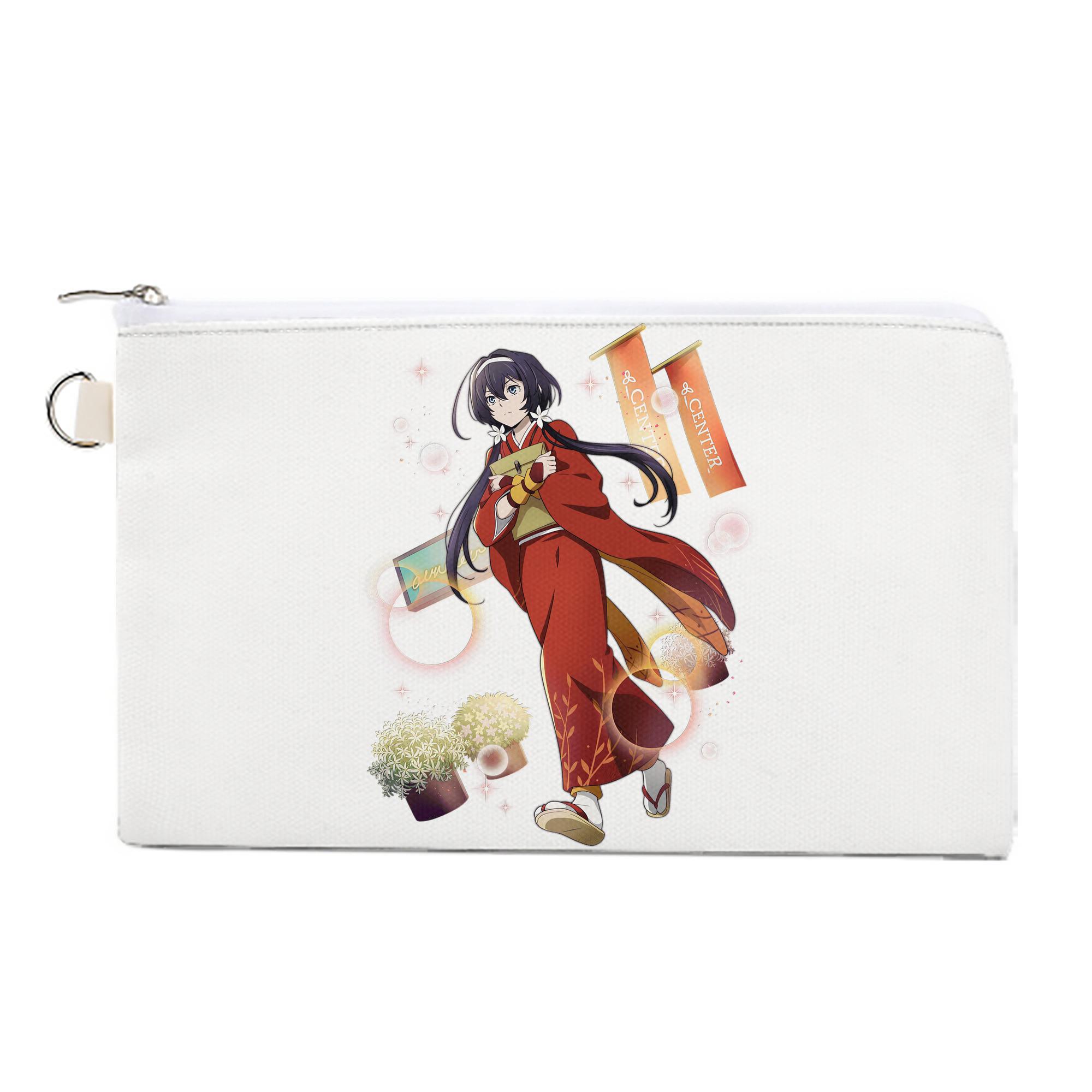 （画像用） 文豪ストレイドッグス Bungo Stray Dogs キャンバス生地ポーチ　小物入れ