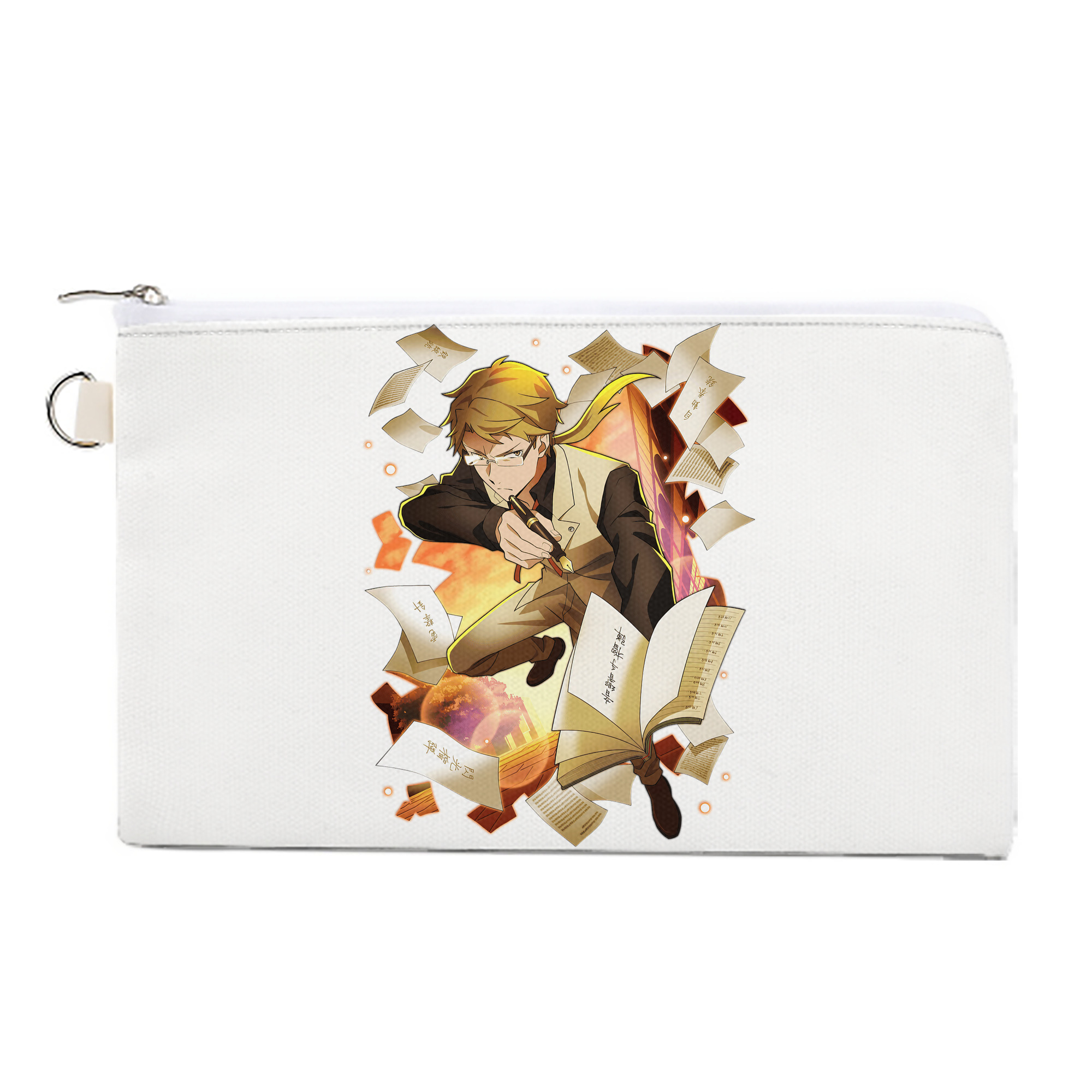 （画像用） 文豪ストレイドッグス Bungo Stray Dogs キャンバス生地ポーチ　小物入れ