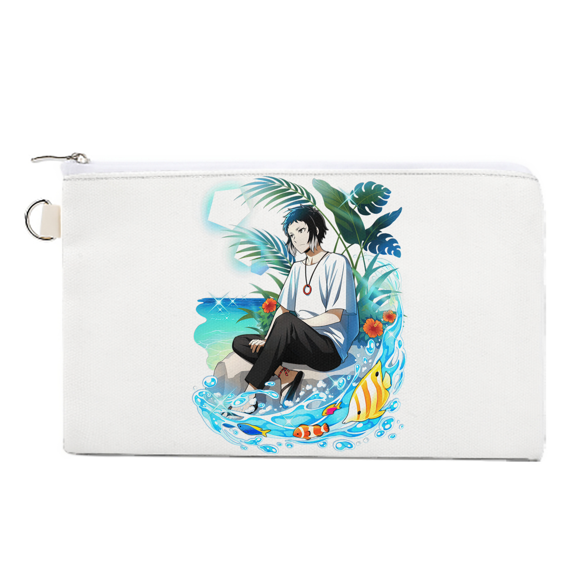 （画像用） 文豪ストレイドッグス Bungo Stray Dogs キャンバス生地ポーチ　小物入れ