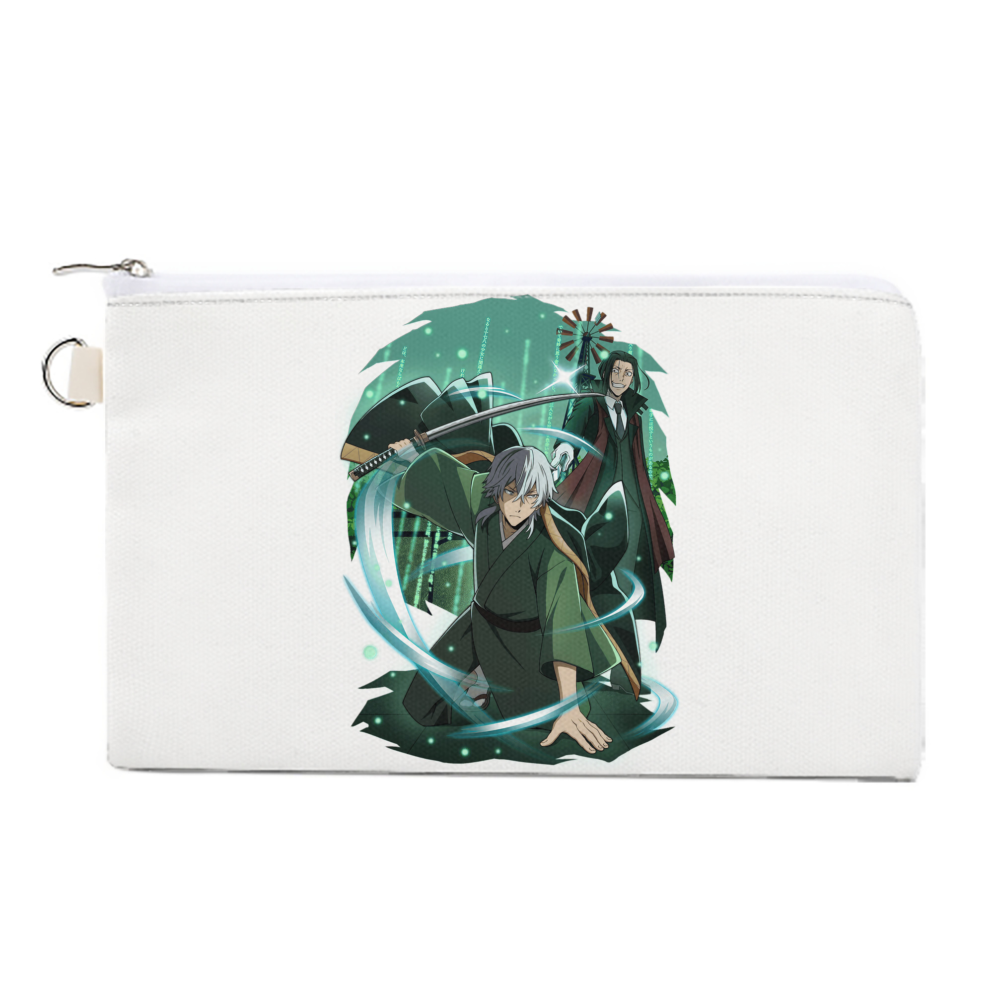 （画像用） 文豪ストレイドッグス Bungo Stray Dogs キャンバス生地ポーチ　小物入れ