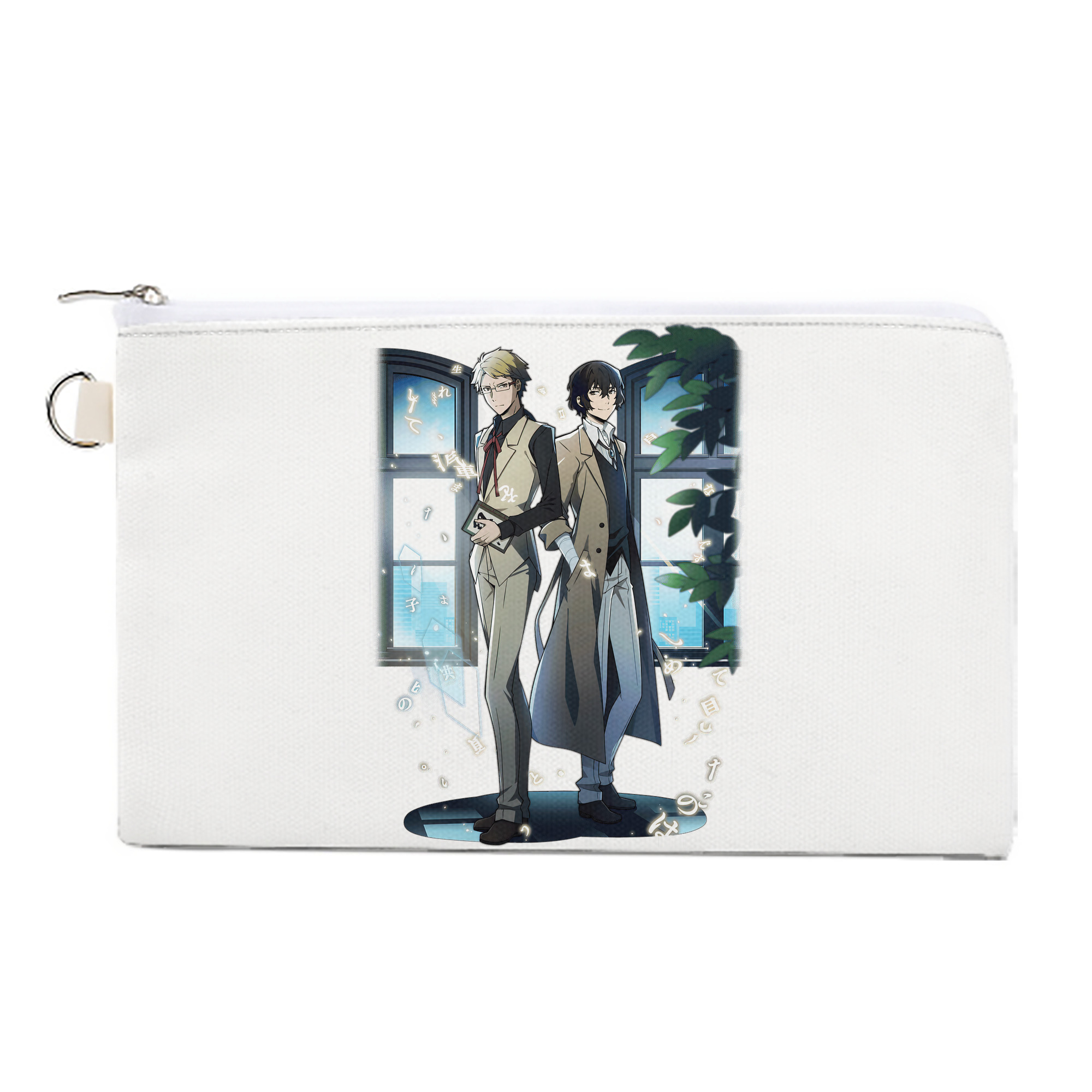 （画像用） 文豪ストレイドッグス Bungo Stray Dogs キャンバス生地ポーチ　小物入れ