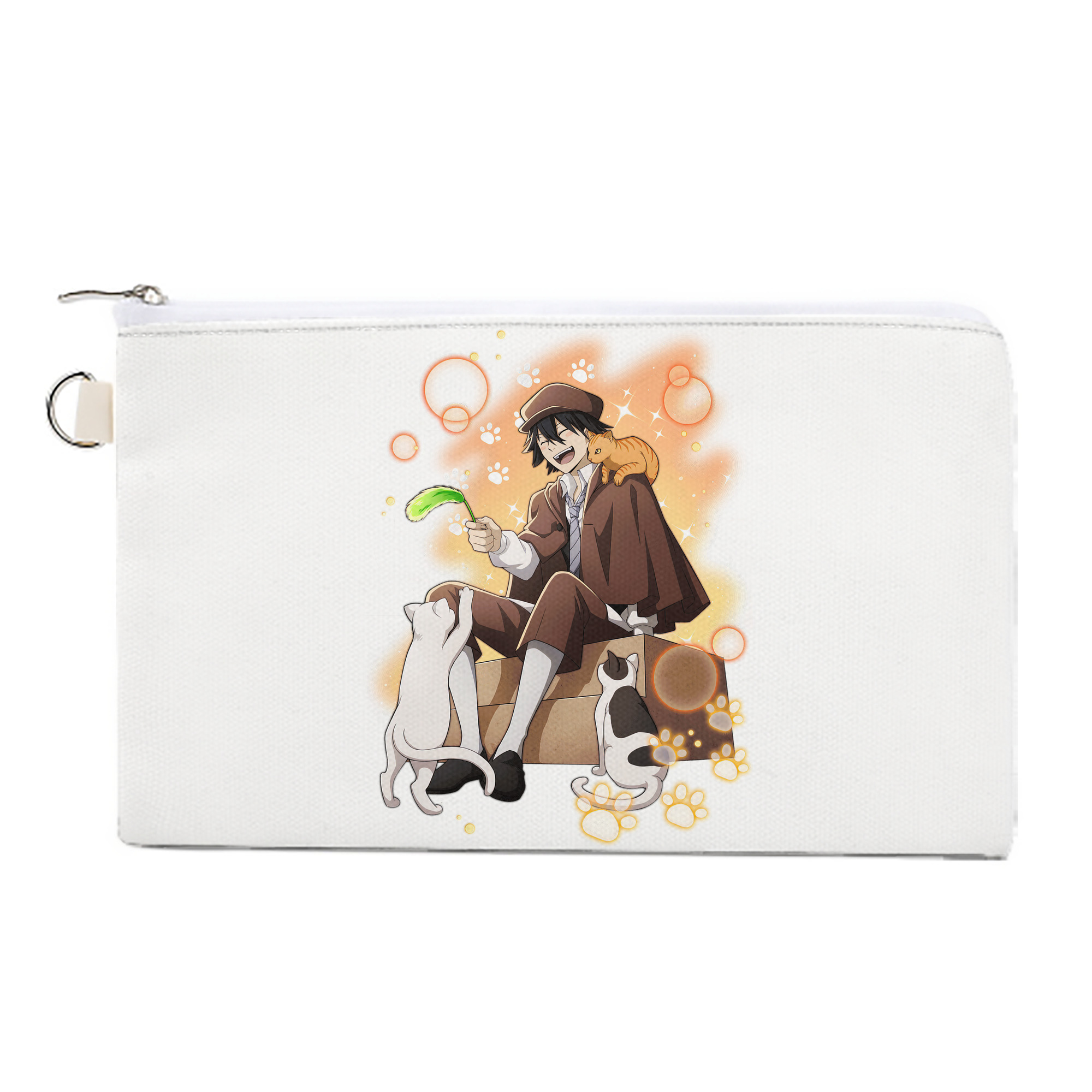 （画像用） 文豪ストレイドッグス Bungo Stray Dogs キャンバス生地ポーチ　小物入れ
