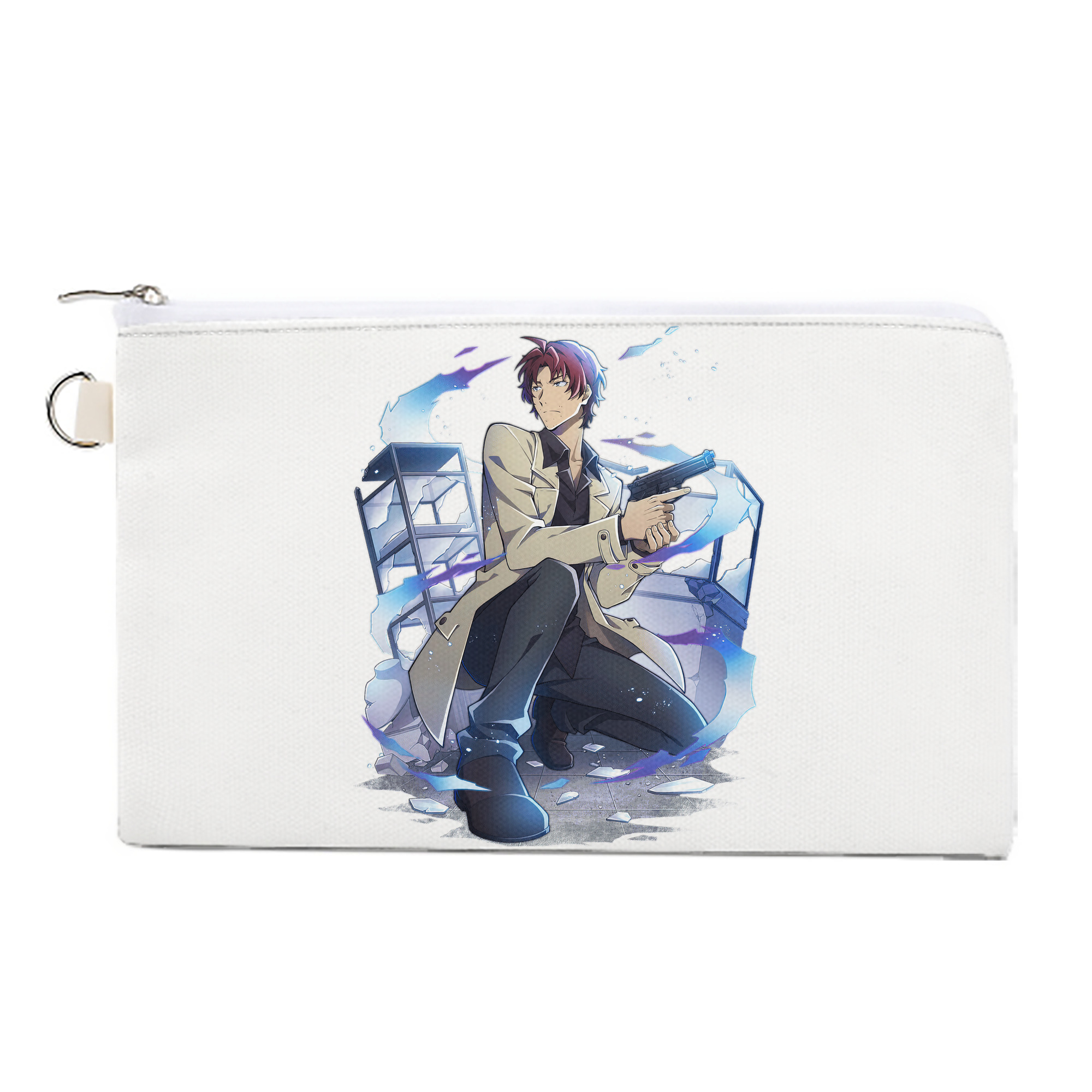 （画像用） 文豪ストレイドッグス Bungo Stray Dogs キャンバス生地ポーチ　小物入れ