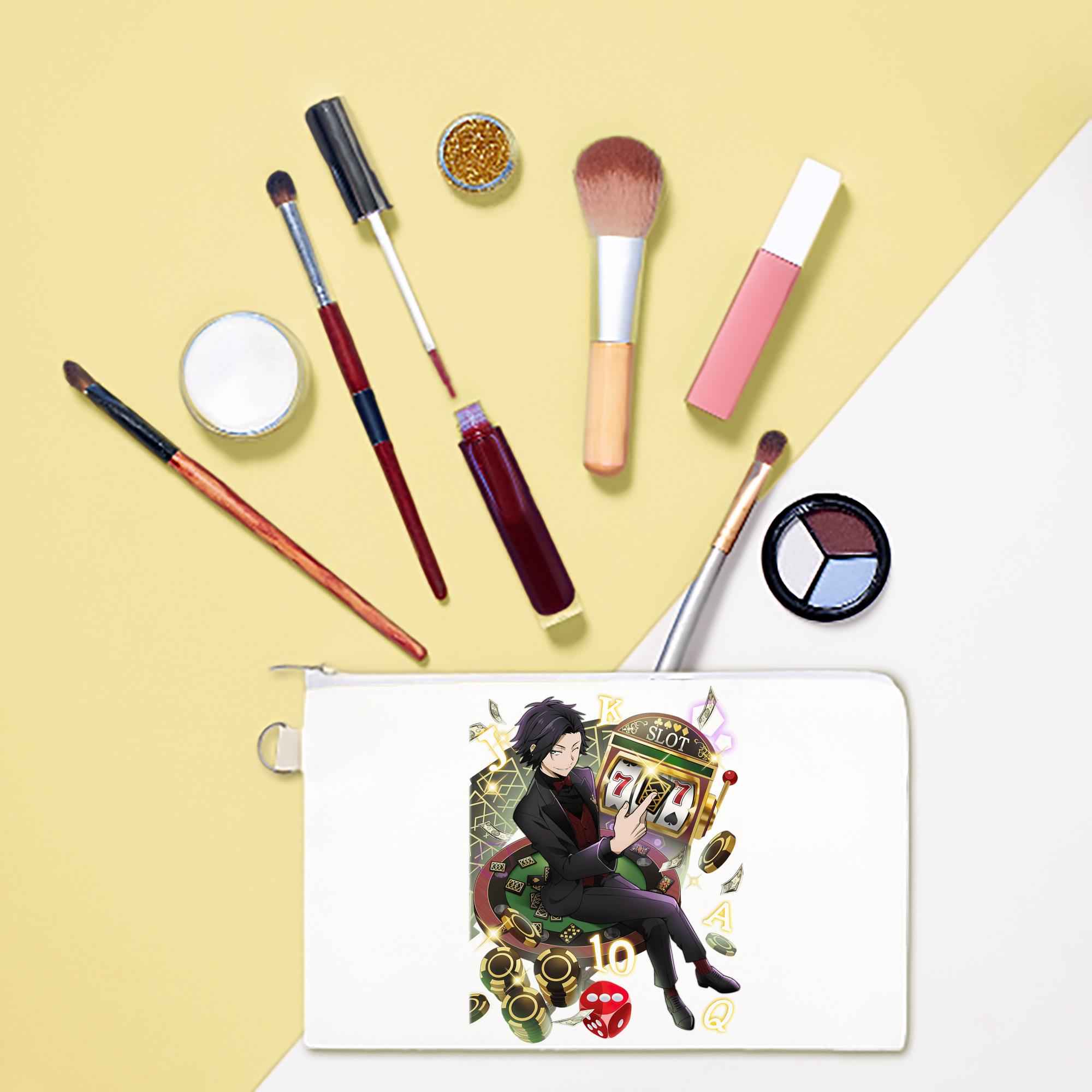 （画像用） 文豪ストレイドッグス Bungo Stray Dogs キャンバス生地ポーチ　小物入れ