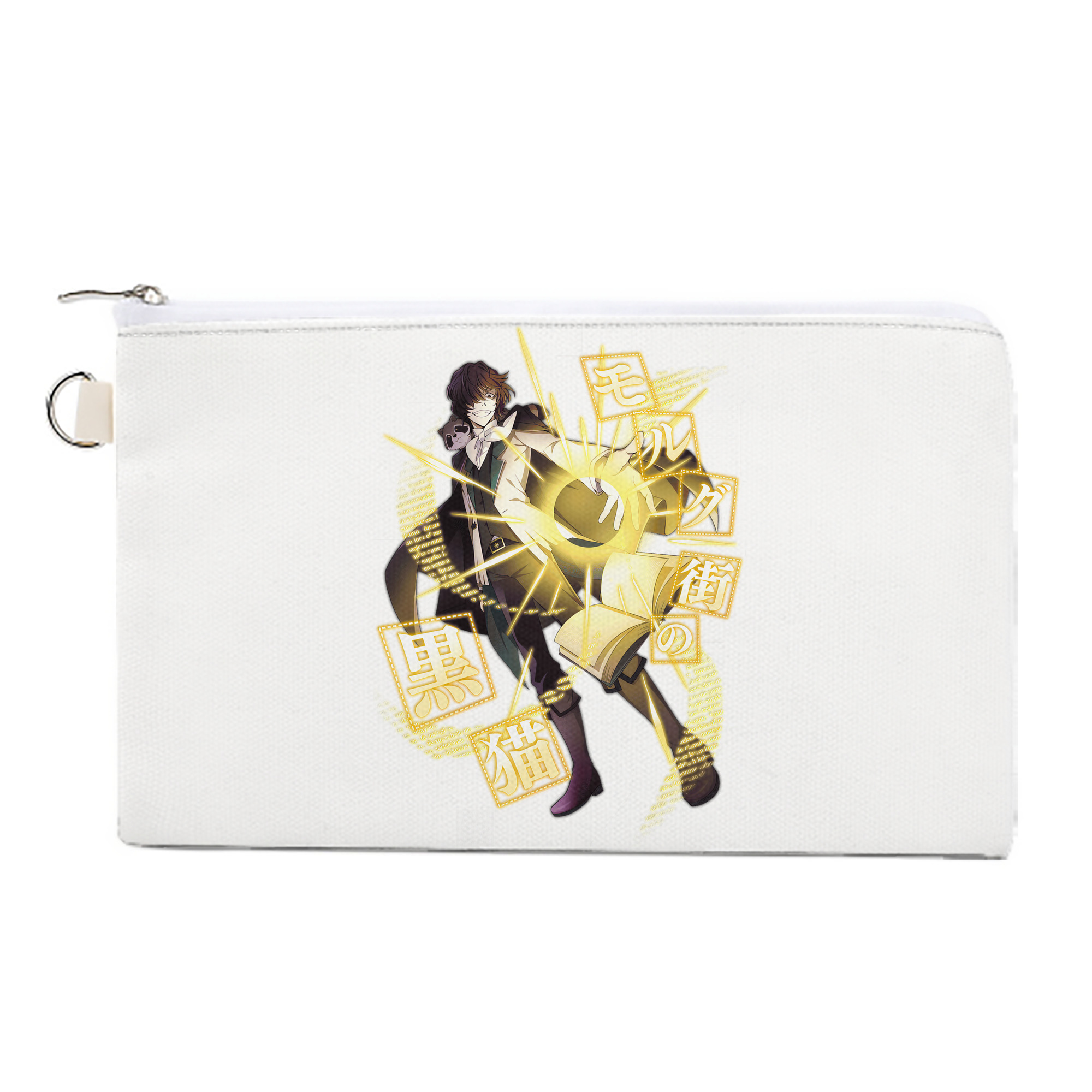 （画像用） 文豪ストレイドッグス Bungo Stray Dogs キャンバス生地ポーチ　小物入れ