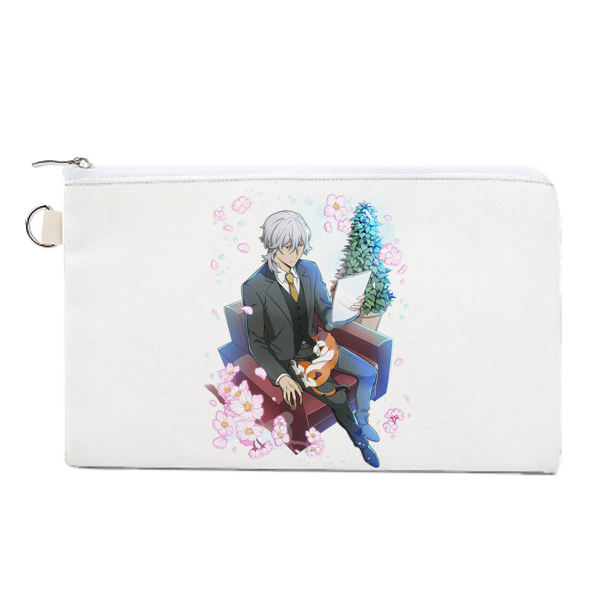 （画像用） 文豪ストレイドッグス Bungo Stray Dogs キャンバス生地ポーチ　小物入れ