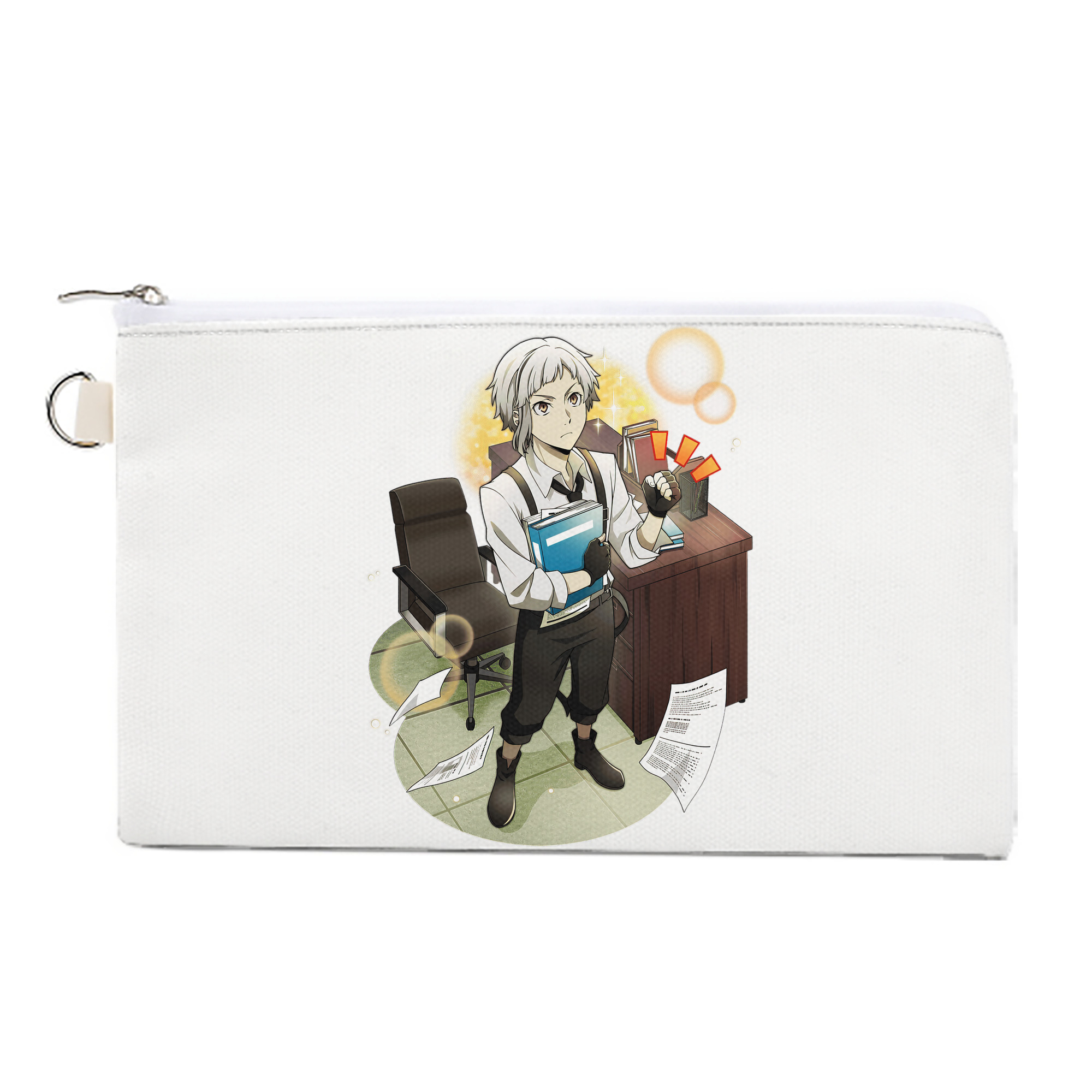 （画像用） 文豪ストレイドッグス Bungo Stray Dogs キャンバス生地ポーチ　小物入れ