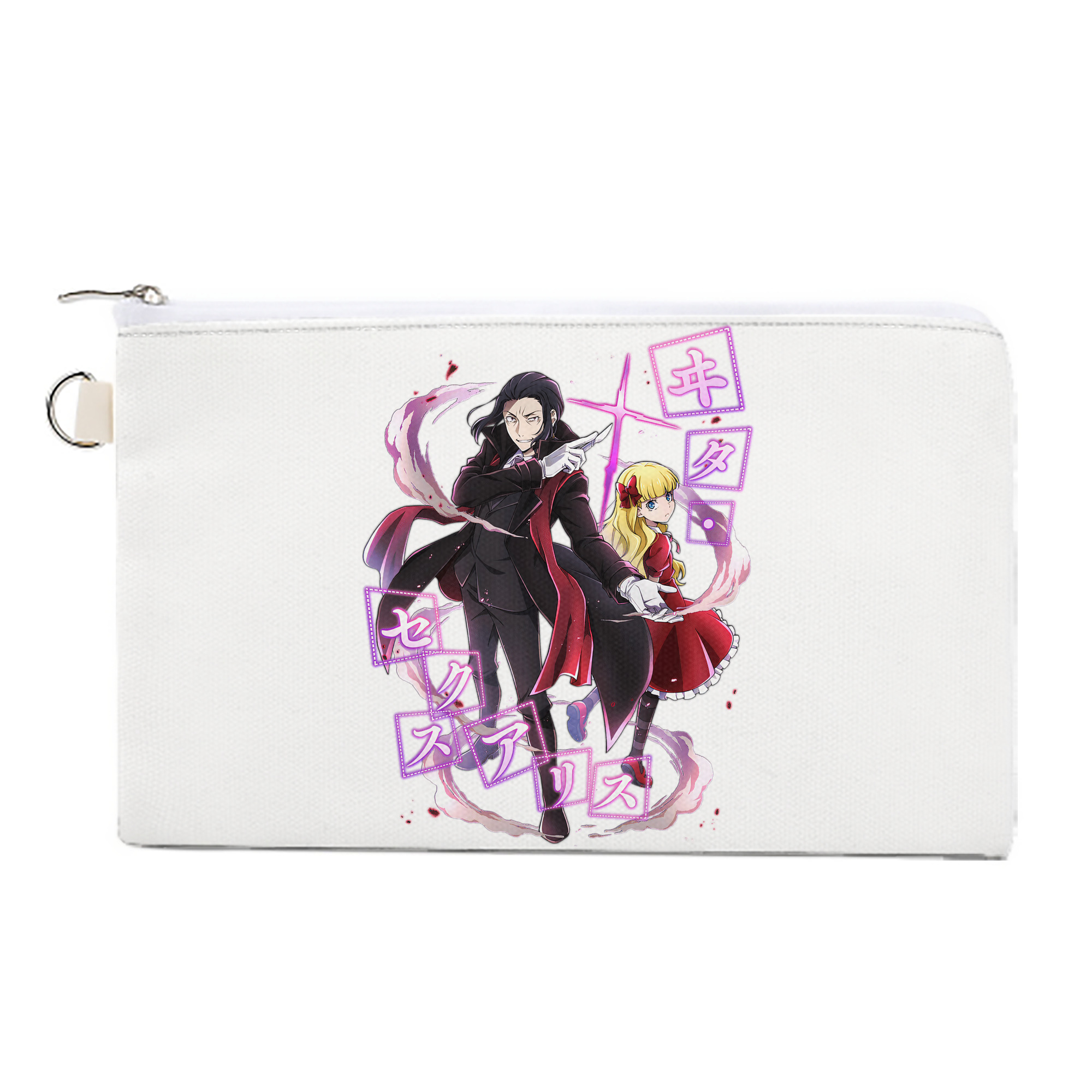 （画像用） 文豪ストレイドッグス Bungo Stray Dogs キャンバス生地ポーチ　小物入れ