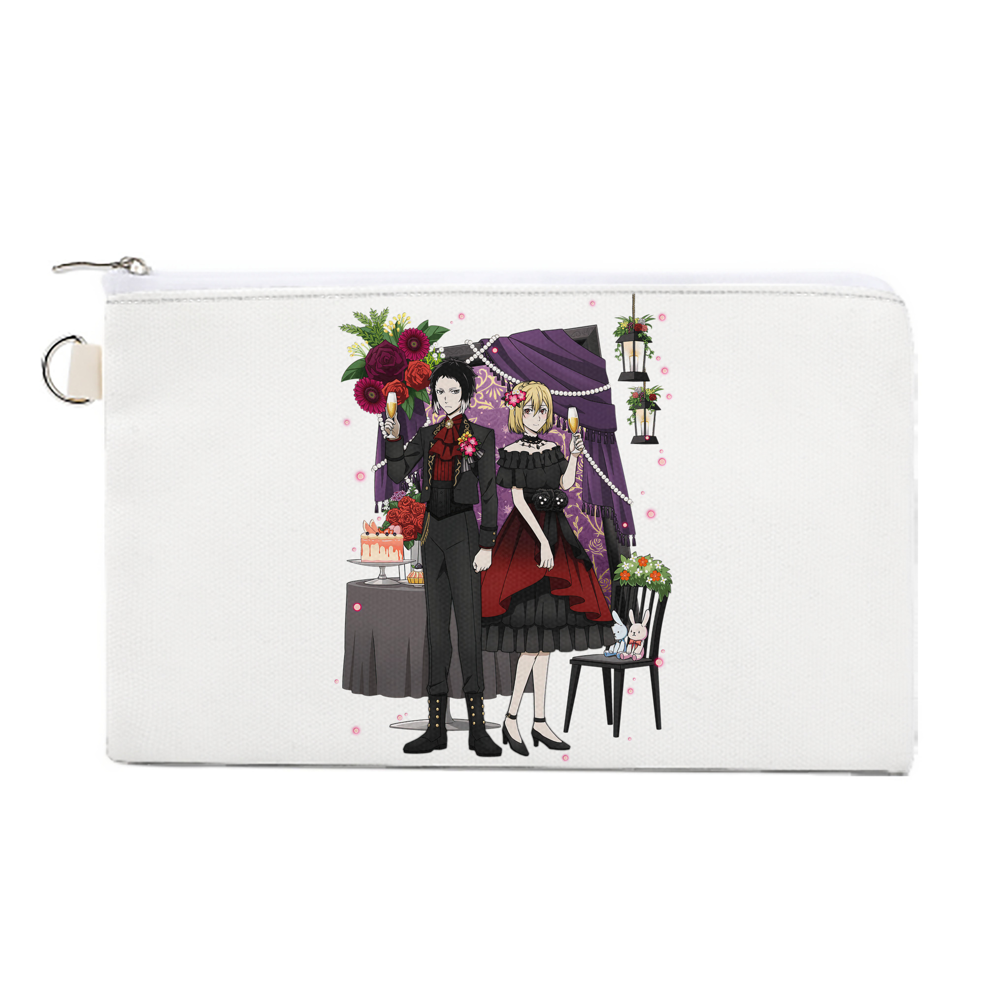 （画像用） 文豪ストレイドッグス Bungo Stray Dogs キャンバス生地ポーチ　小物入れ
