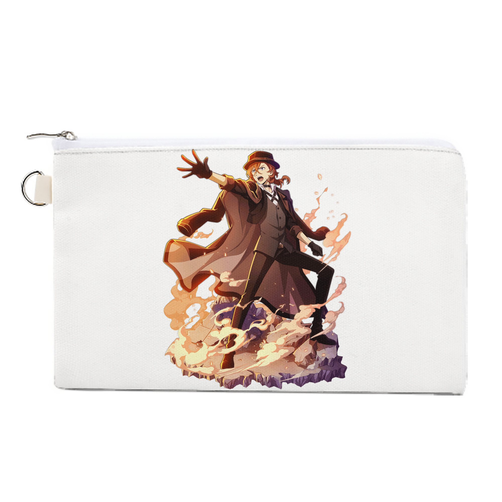 （画像用） 文豪ストレイドッグス Bungo Stray Dogs キャンバス生地ポーチ　小物入れ