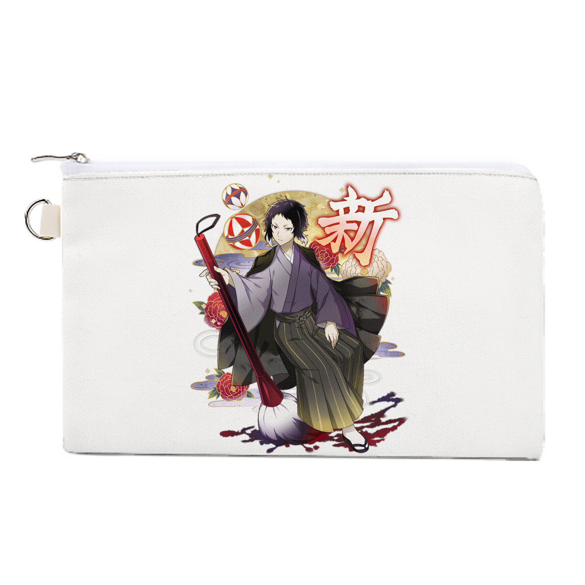 （画像用） 文豪ストレイドッグス Bungo Stray Dogs キャンバス生地ポーチ　小物入れ