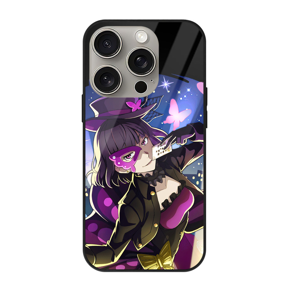 （画像用） 文豪ストレイドッグス Bungo Stray Dogs 【iPhone15Pro対応】スマホケース 耐衝撃＆黄変防止 背面ガラス